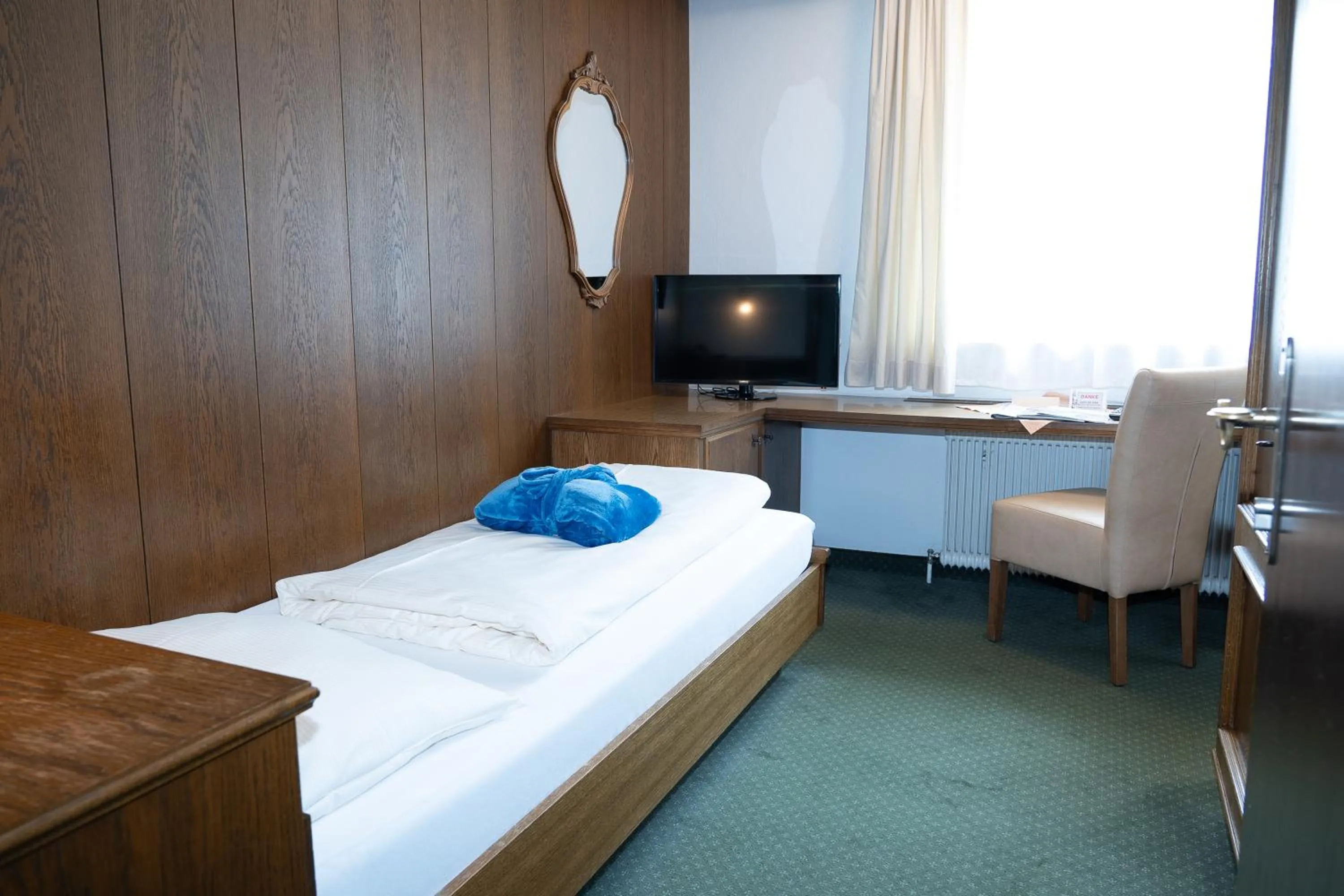 Bed in Hotel Sonnhof