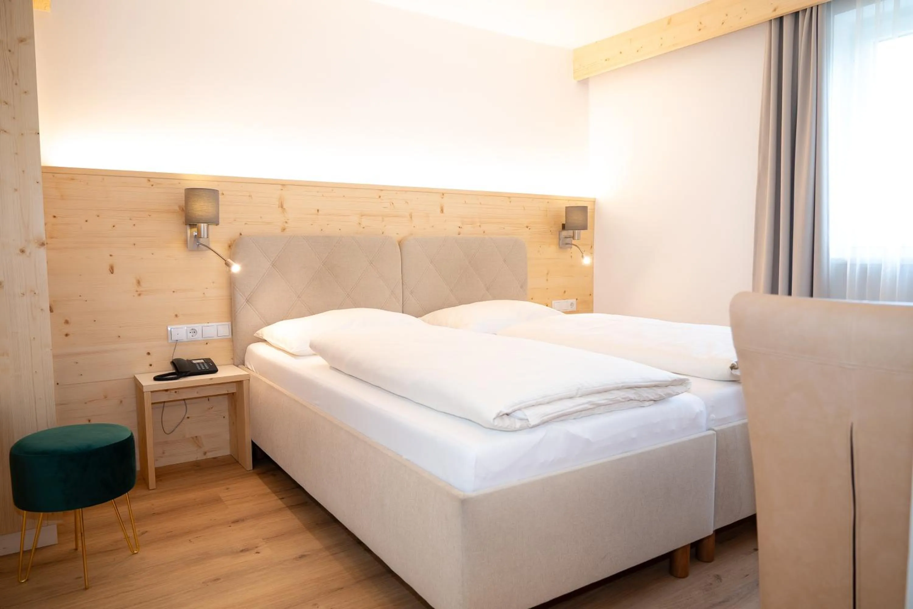 Bed in Hotel Sonnhof