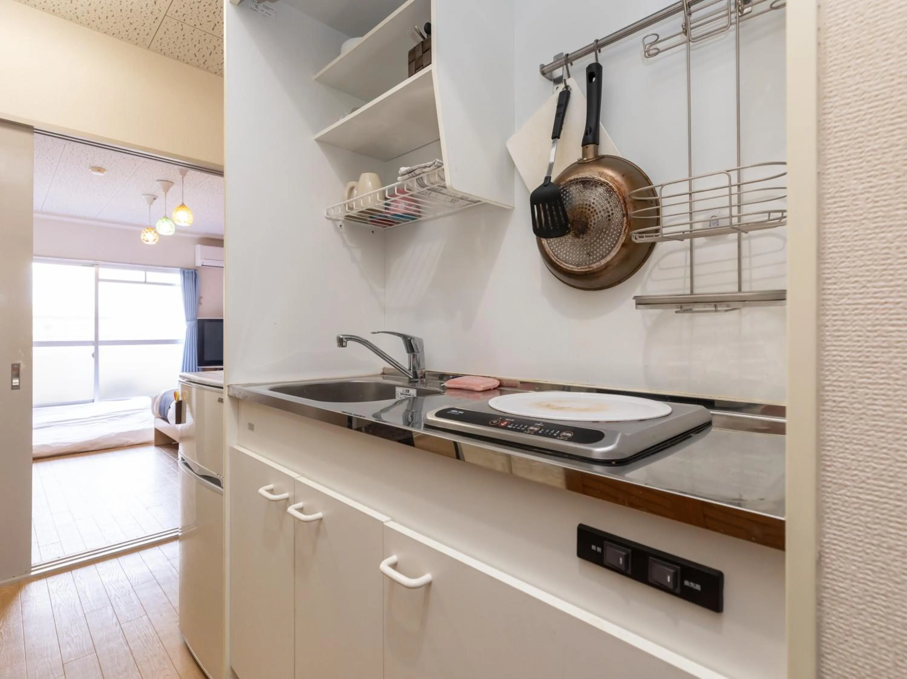 Kitchen or kitchenette, Kitchen/Kitchenette in Sakura Guesthouse