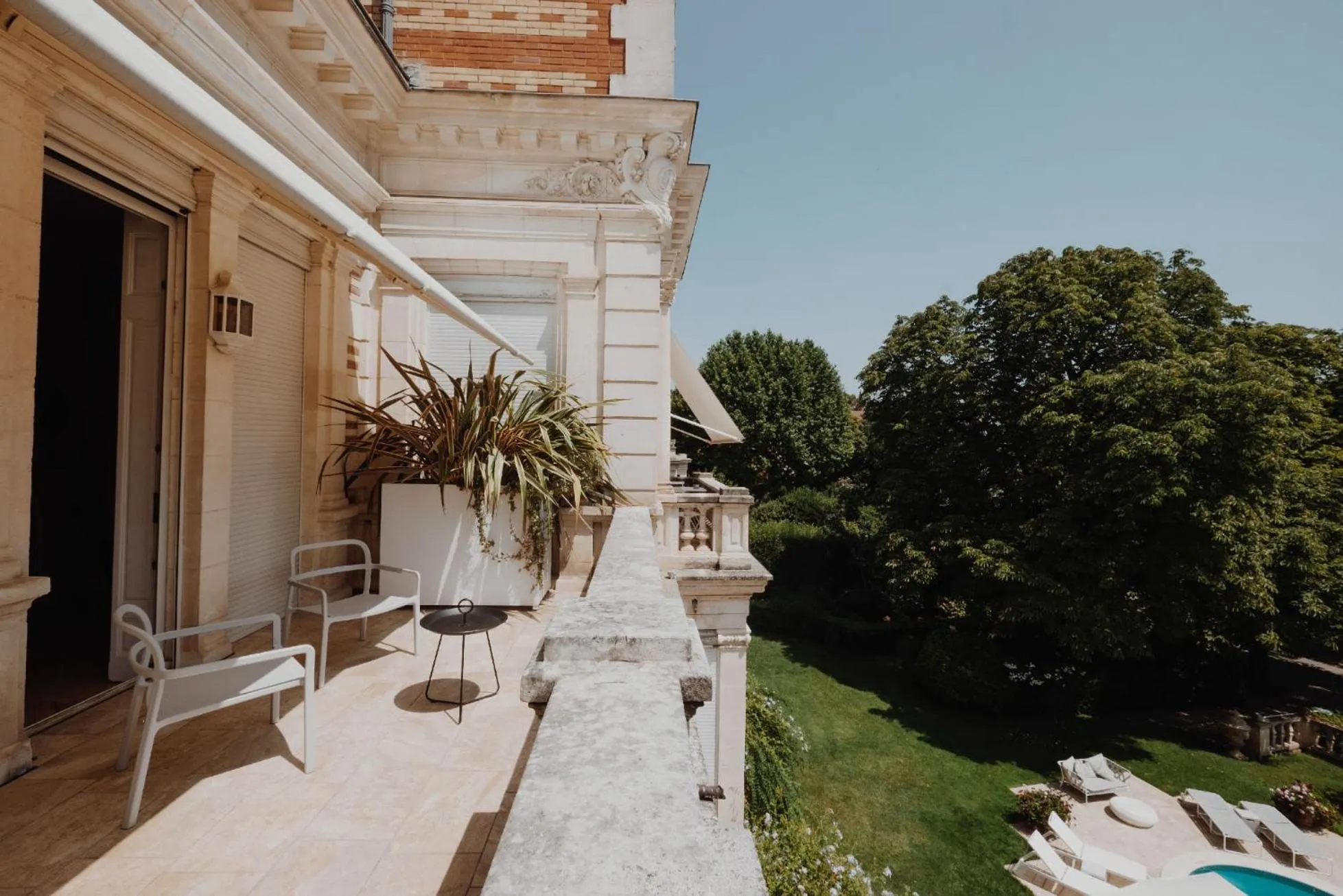 Balcony/Terrace in La Villa Guy & Spa - Teritoria