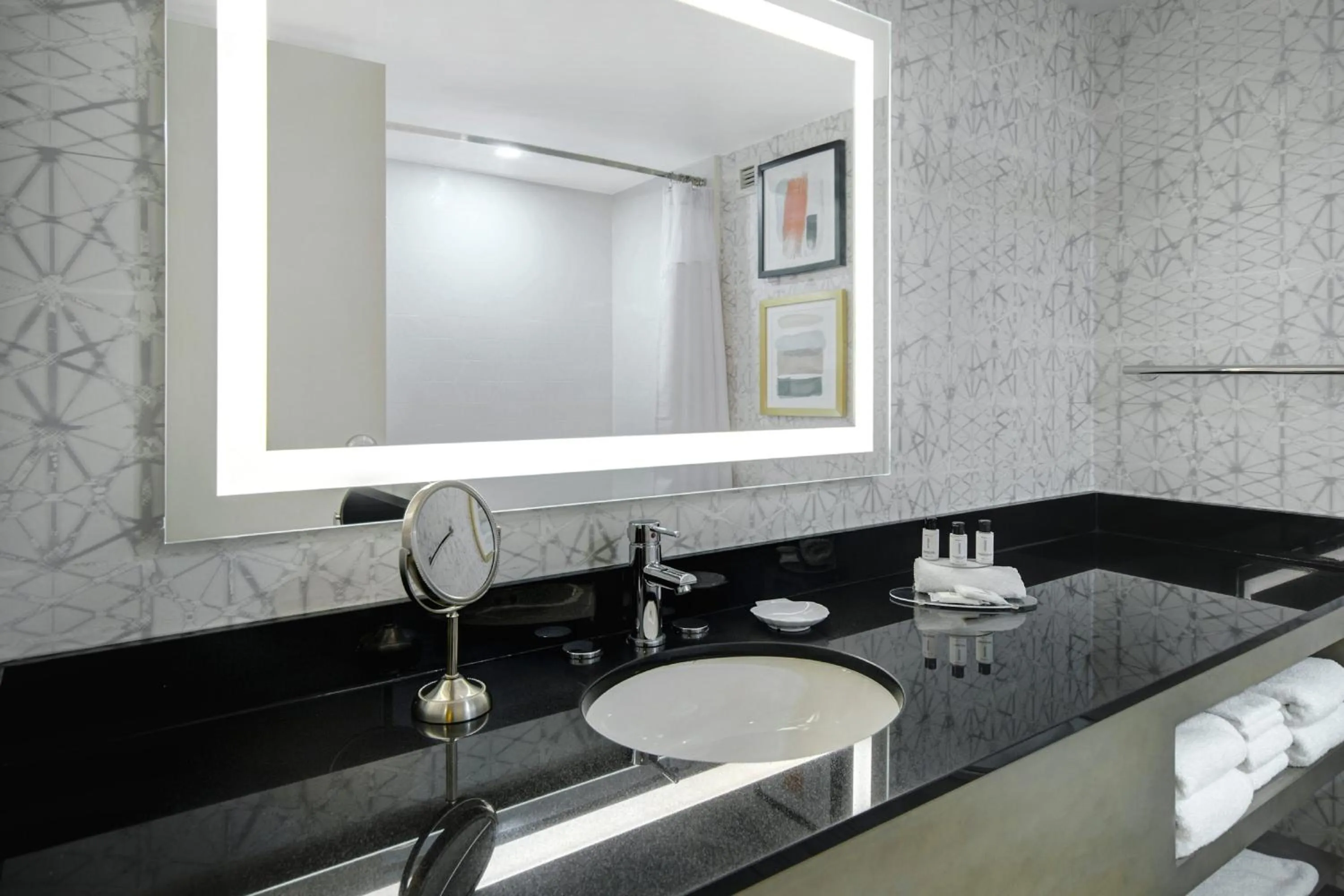 Bathroom in Crowne Plaza Auburn Hills by IHG