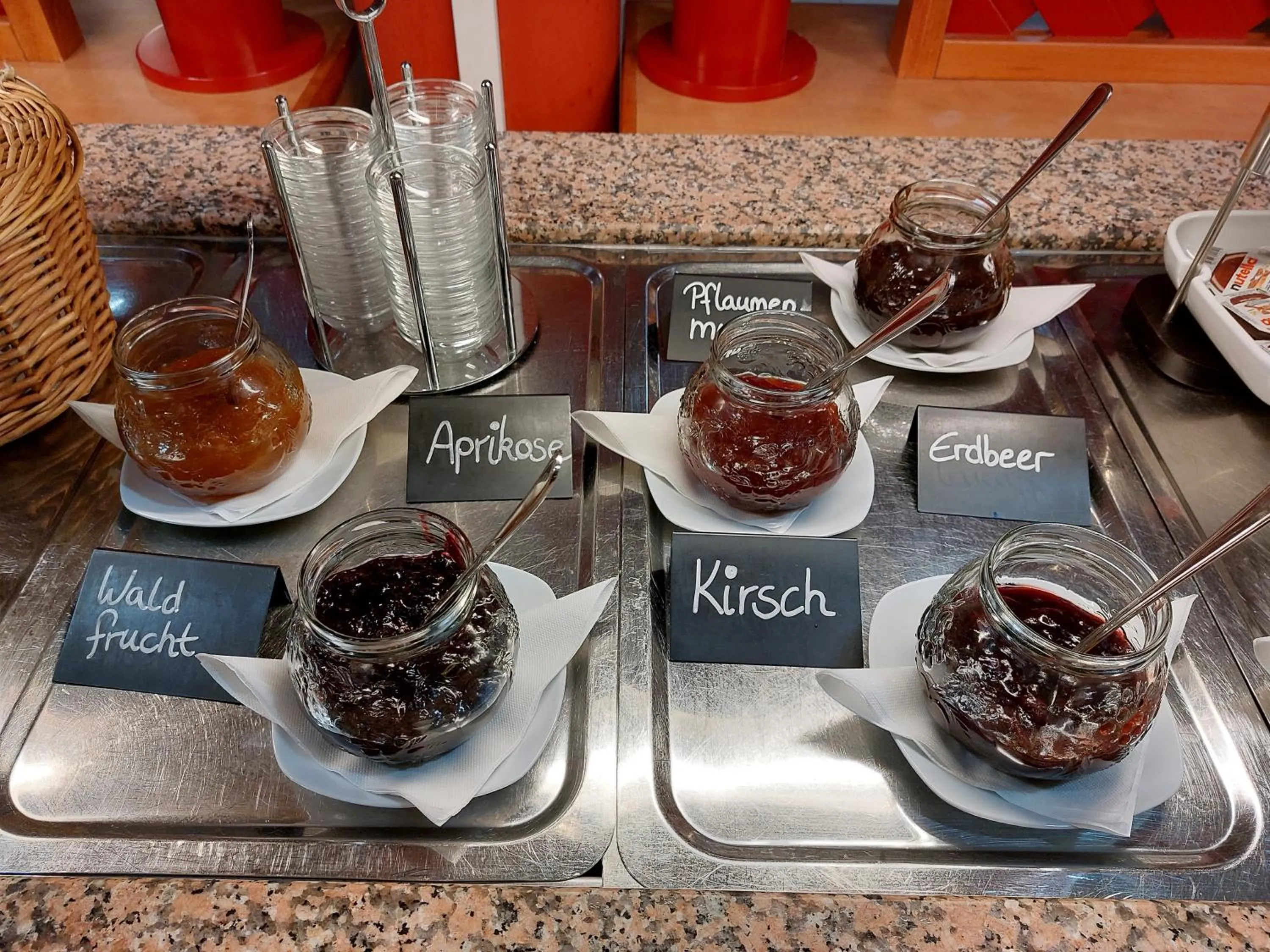 Buffet breakfast in Sporthotel Neuruppin