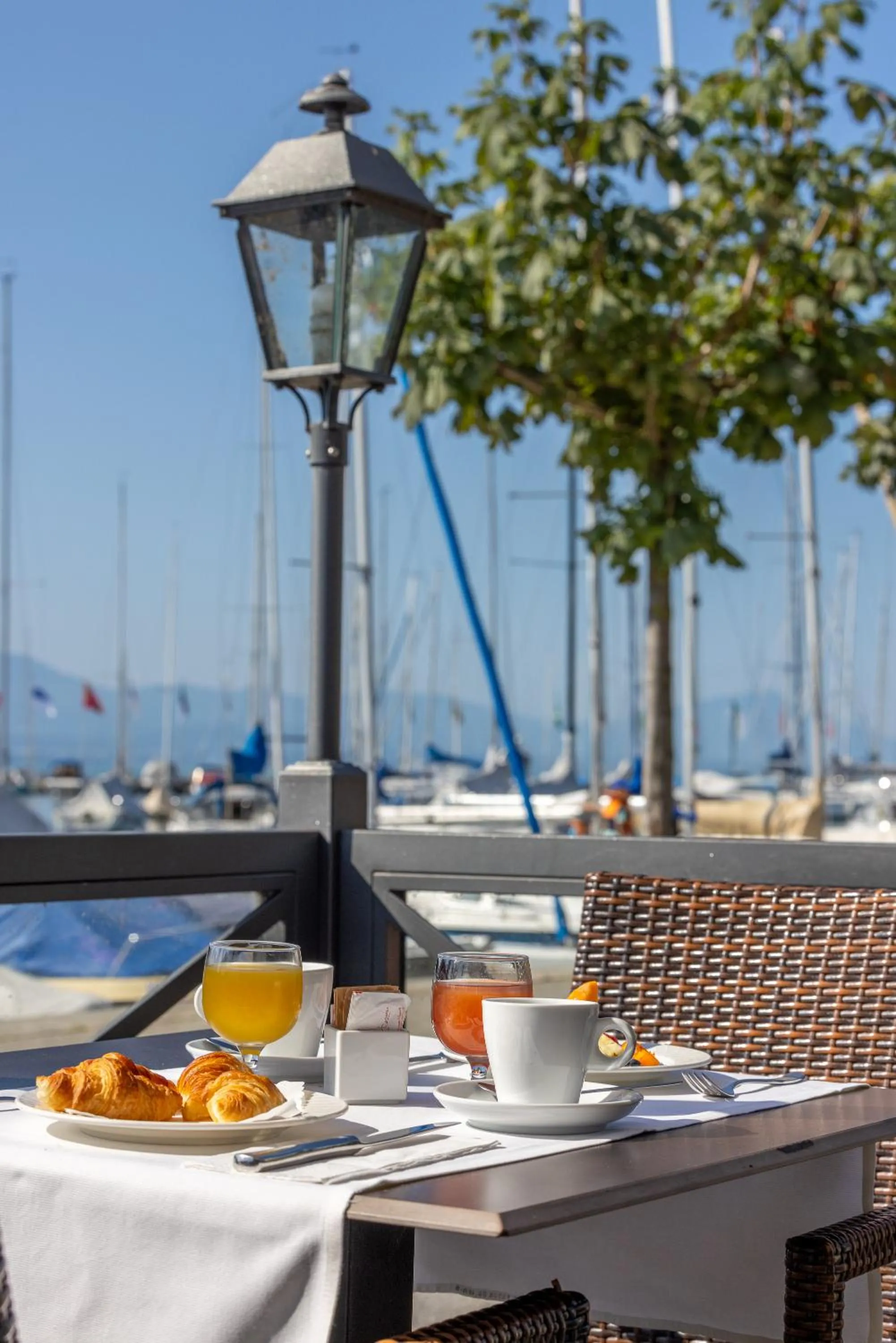 Restaurant/places to eat in Romantik Hotel Mont Blanc au Lac