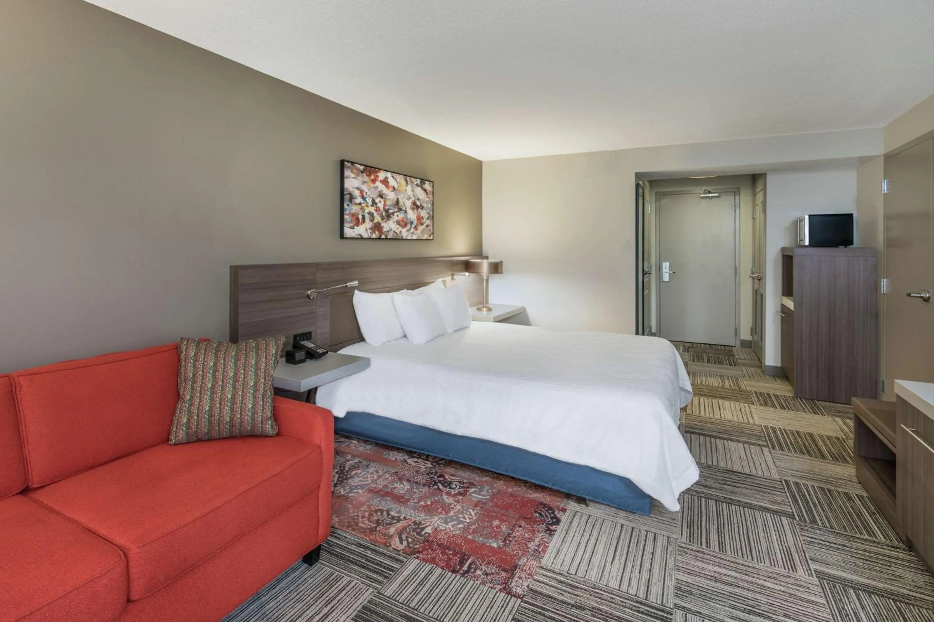 Bed in Hilton Garden Inn Syracuse