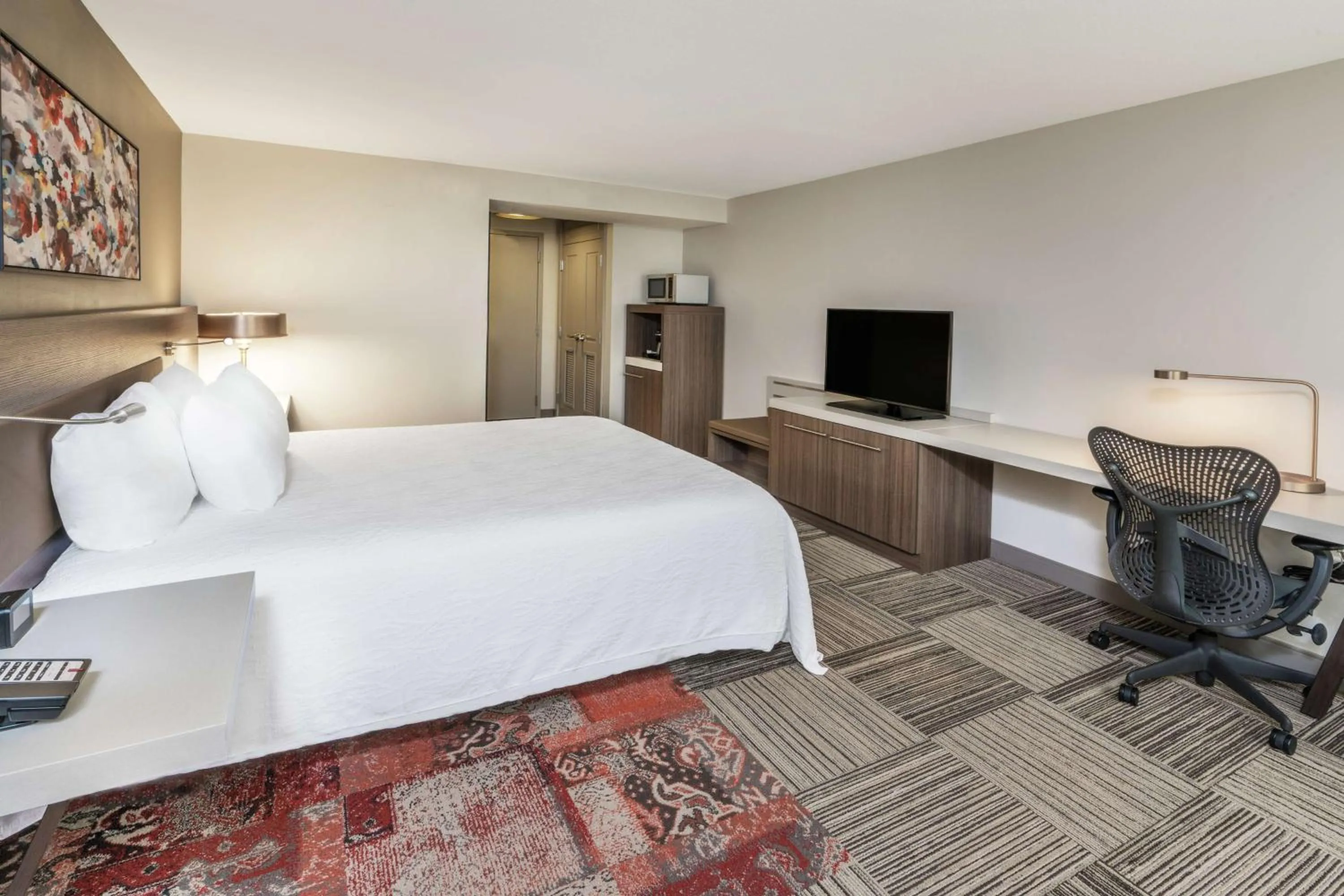 Bed in Hilton Garden Inn Syracuse