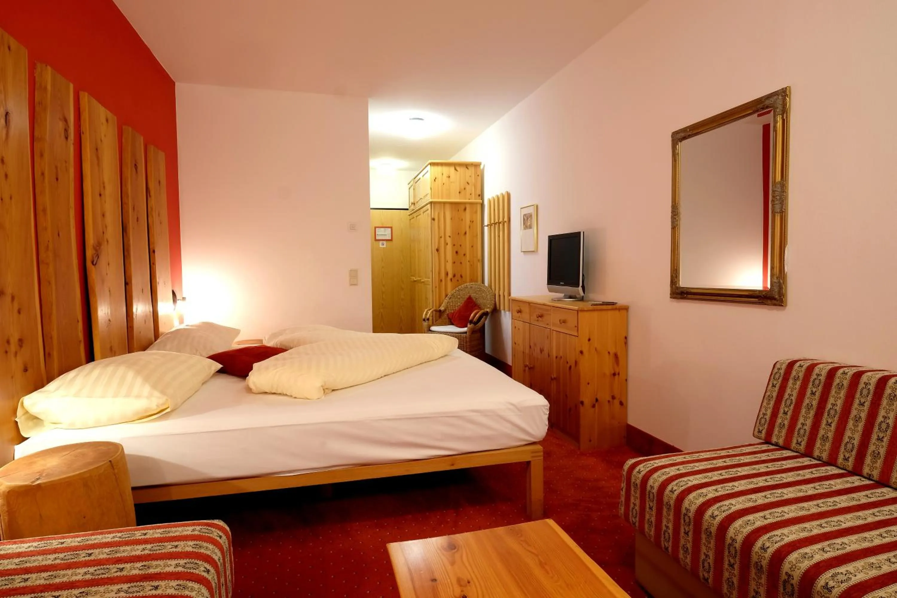 Bed in Alpenhotel Marcius