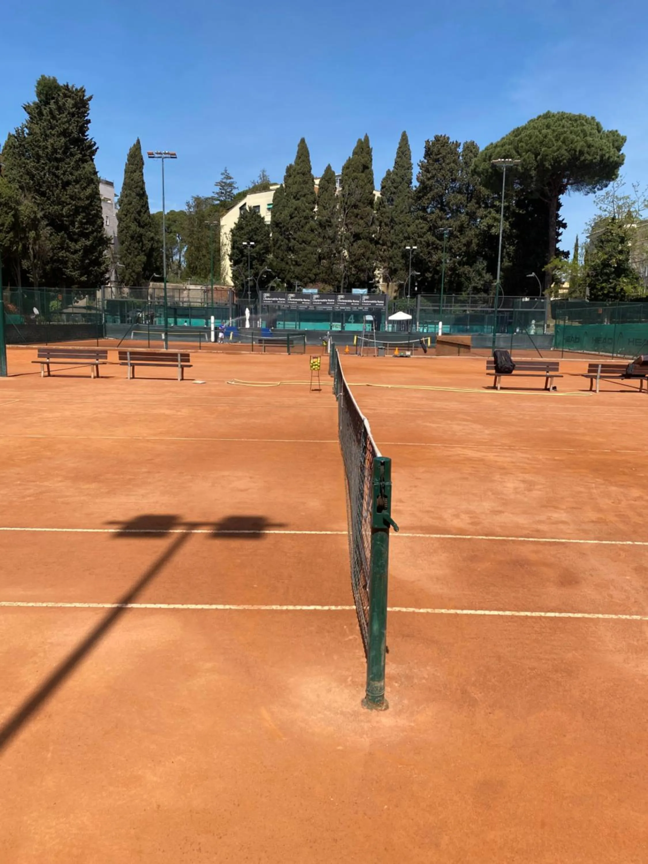 Tennis court in LH Hotel Excel Roma Montemario