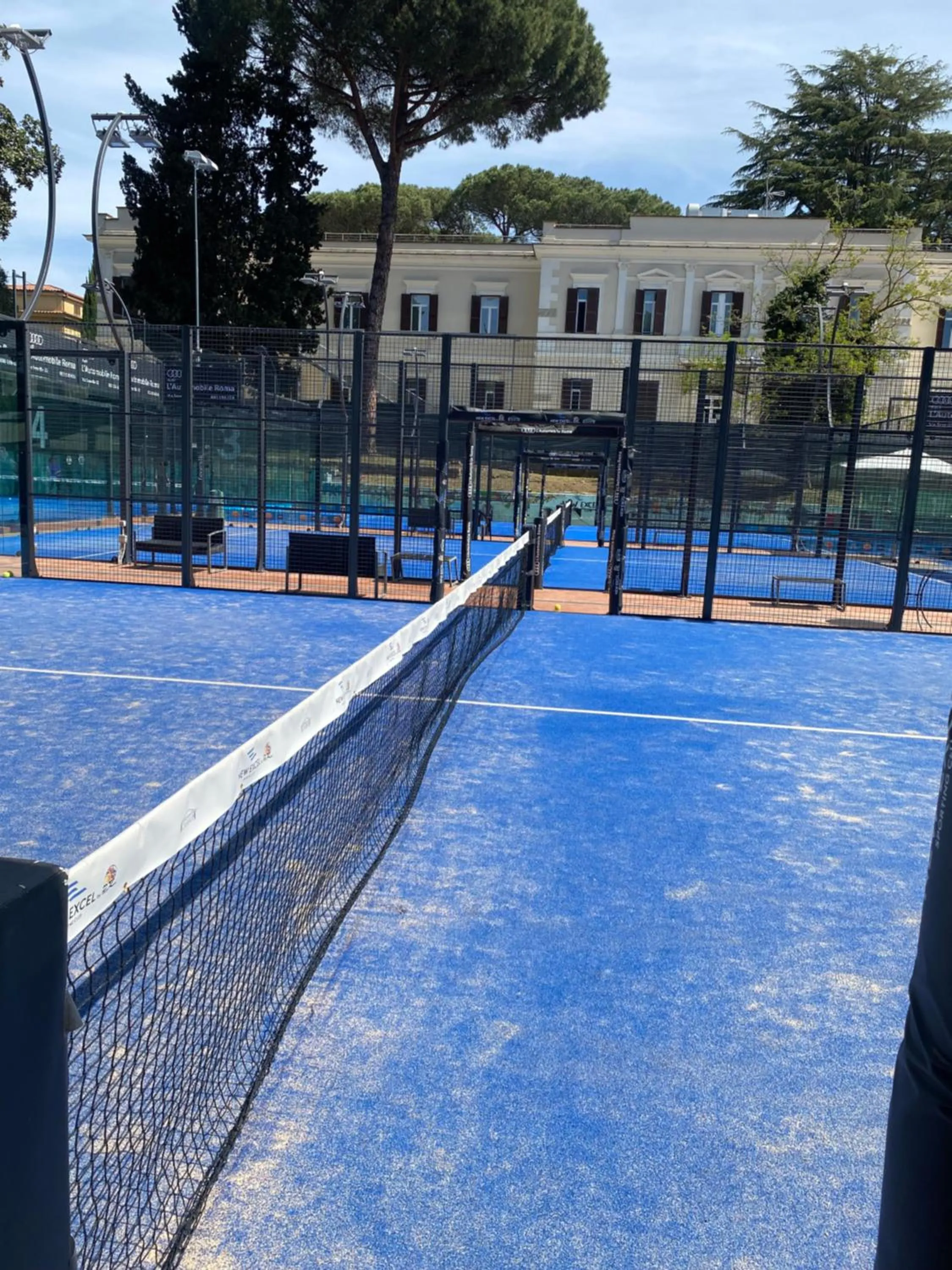 Tennis court in LH Hotel Excel Roma Montemario