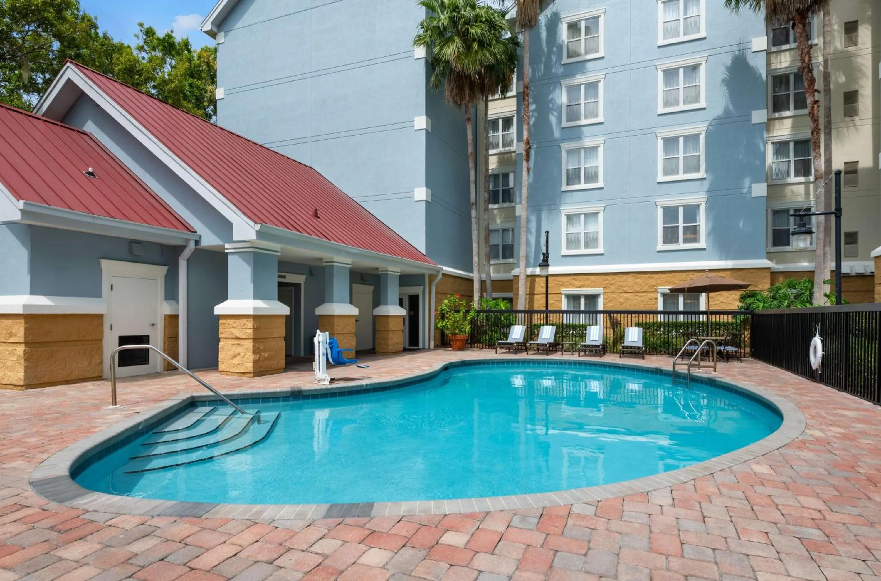 Pool view in Homewood Suites by Hilton Lake Mary Orlando North