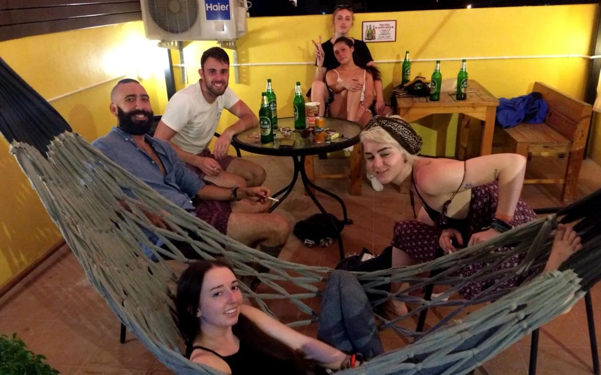 People in Thai Thai Hostel