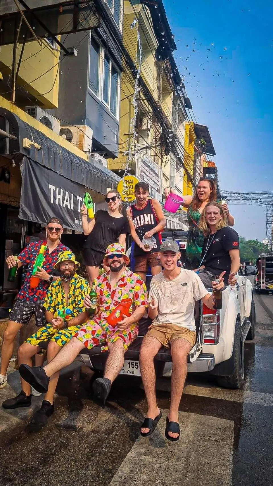 Street view in Thai Thai Hostel