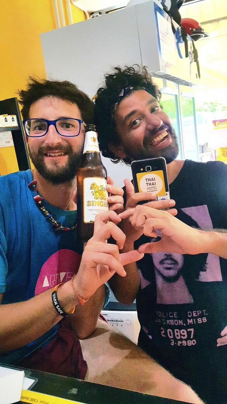 Alcoholic drinks in Thai Thai Hostel