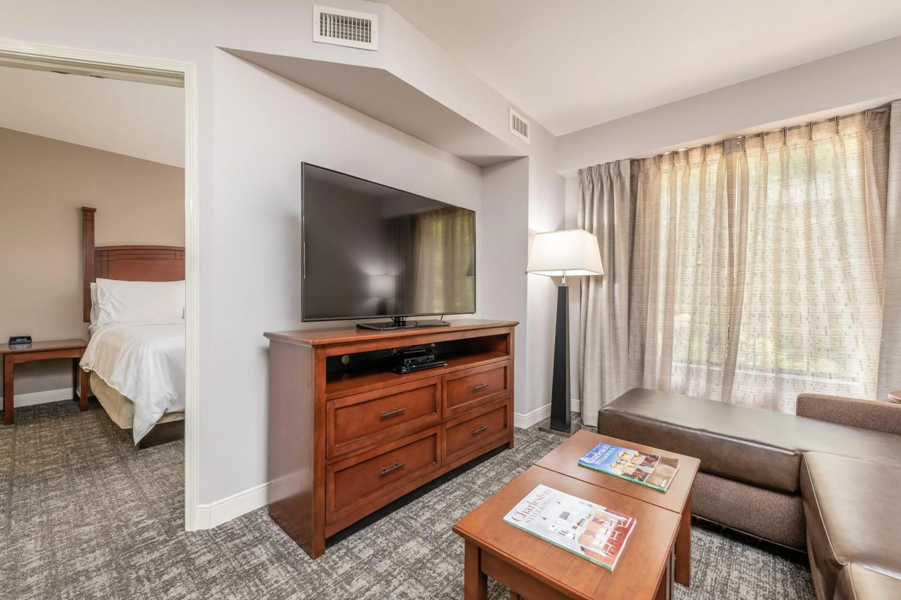 Photo of the whole room, Bed in Staybridge Suites North Charleston by IHG