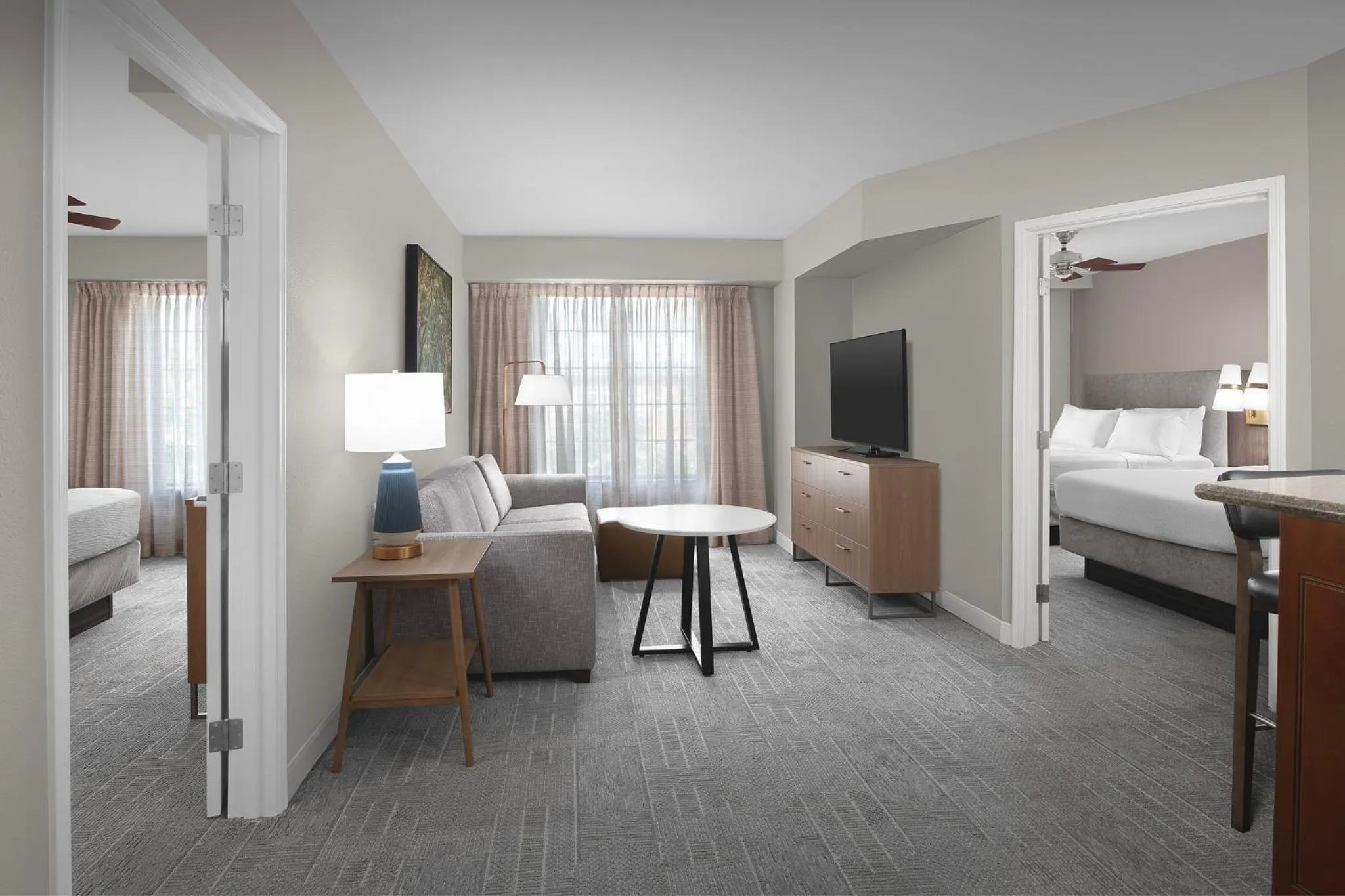 Photo of the whole room, Bed in Staybridge Suites North Charleston by IHG