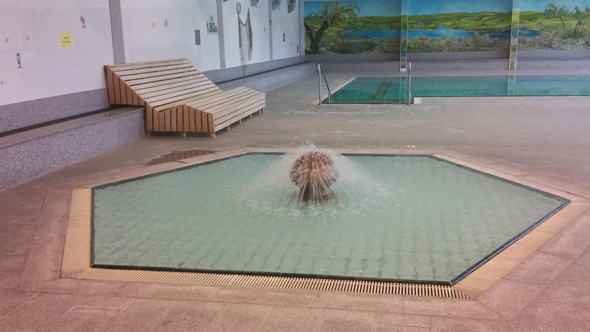 Swimming pool in Hotel Reuterhof