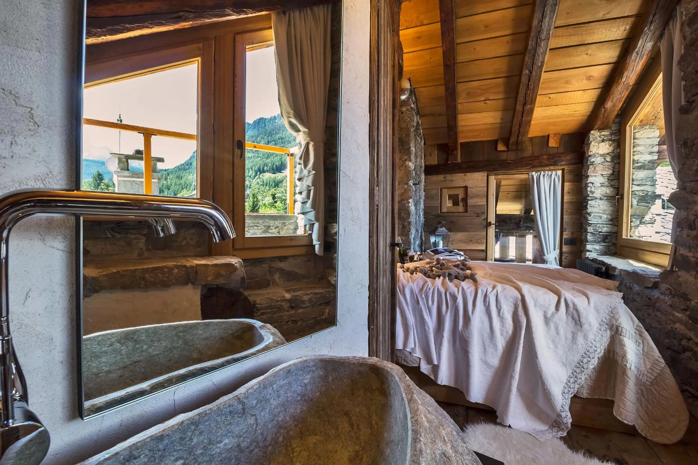 Toilet, Bed in Maison La Saxe