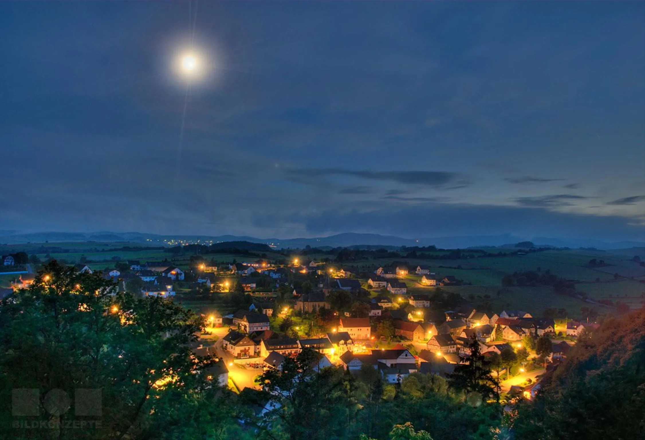 Bird's eye view in Hotel Haus Wiesengrund