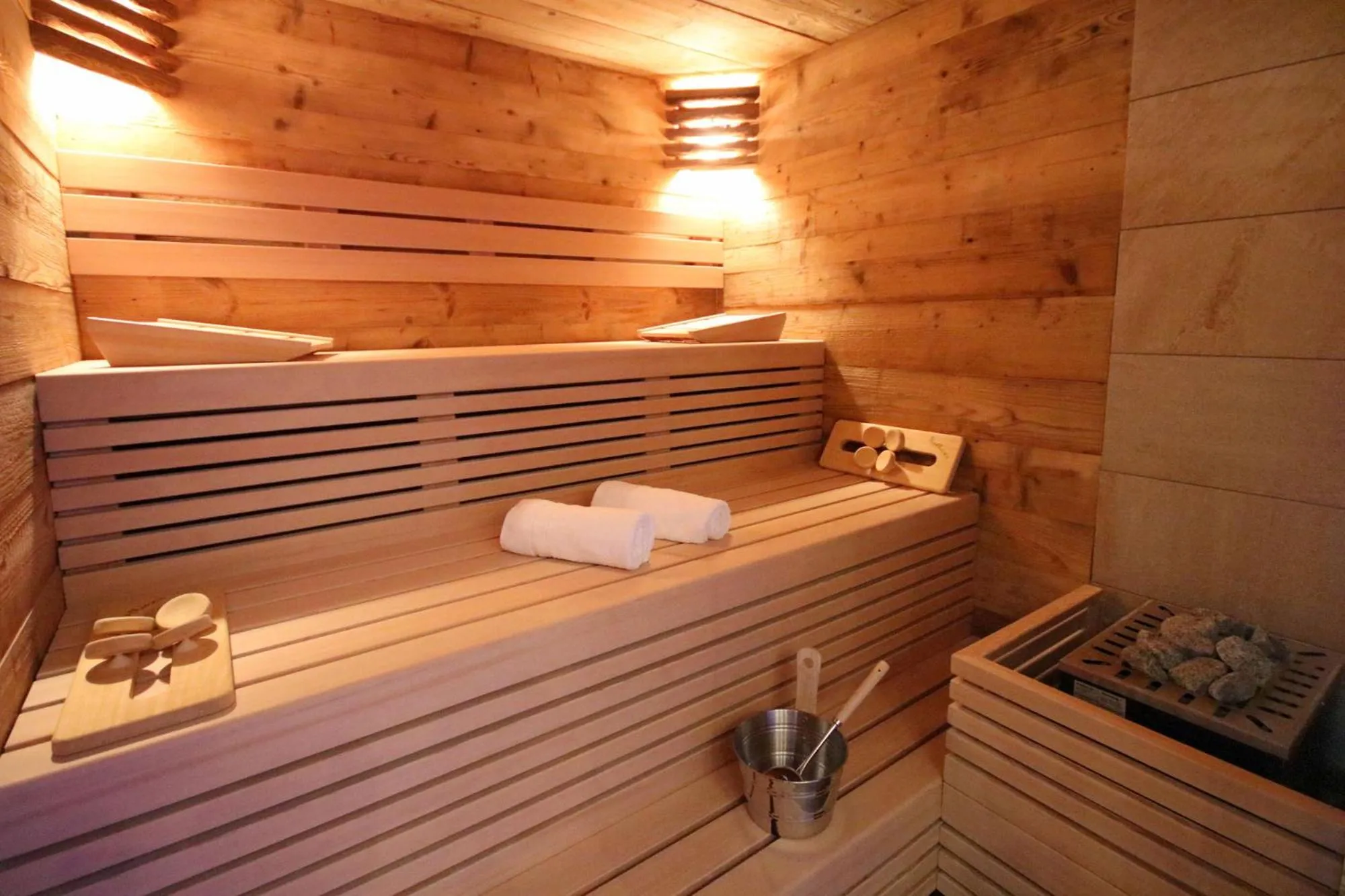 Sauna in Hotel Haus Wiesengrund