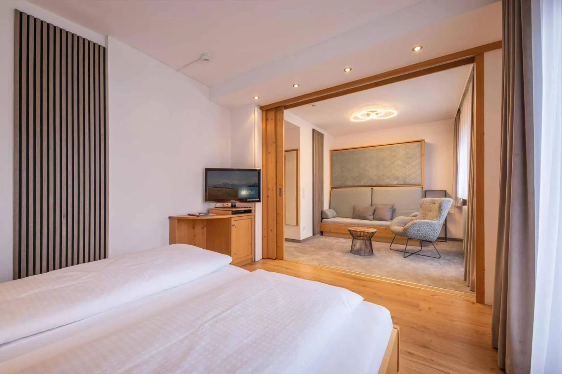 Bed in Familien- & Vitalhotel Auenhof