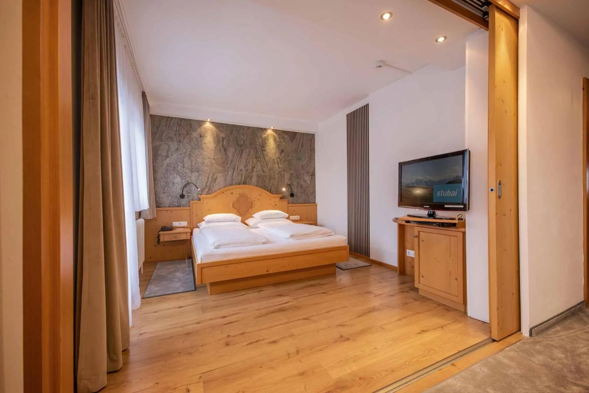 Bed in Familien- & Vitalhotel Auenhof