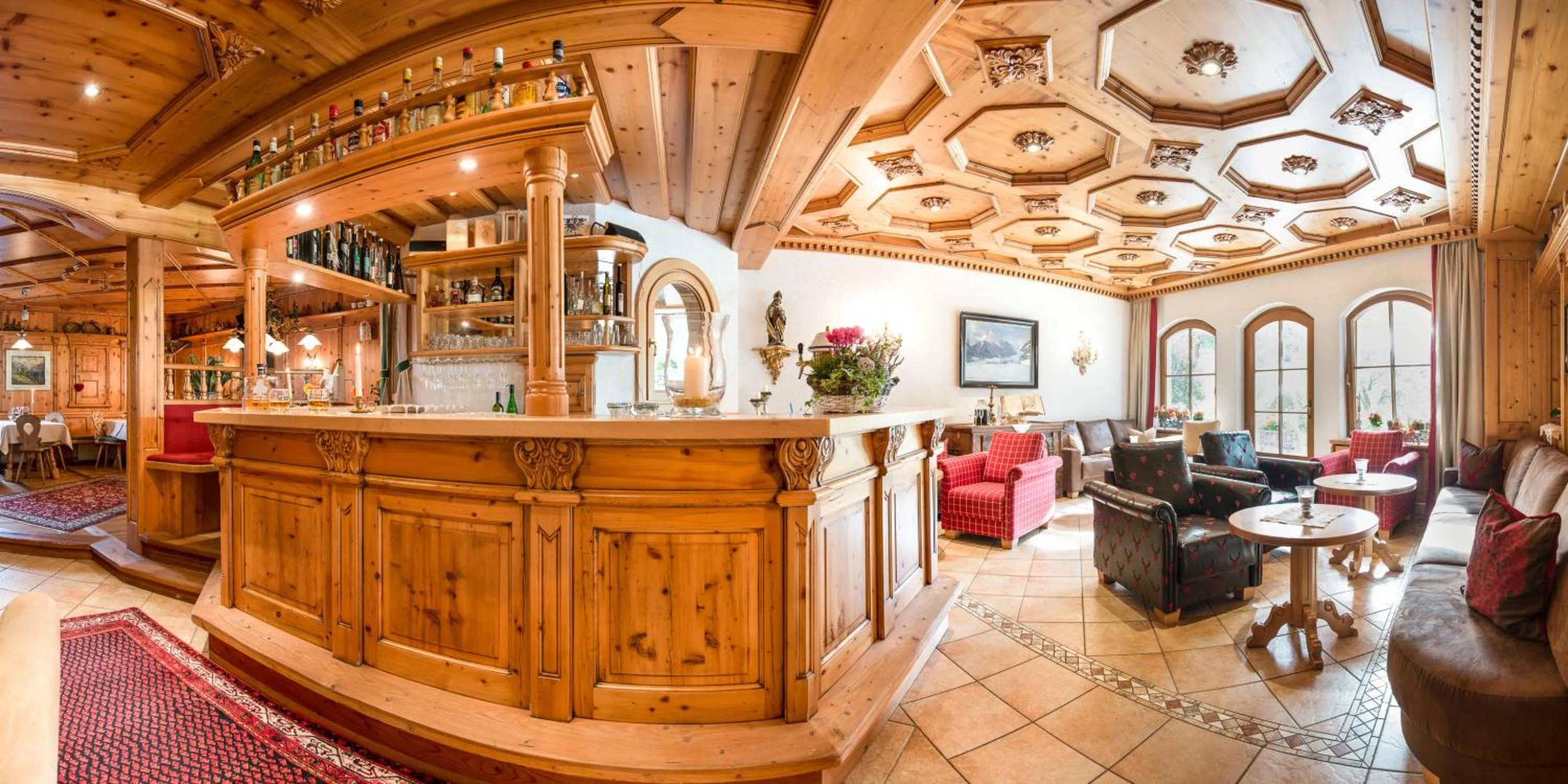 Lobby or reception in Familien- & Vitalhotel Auenhof