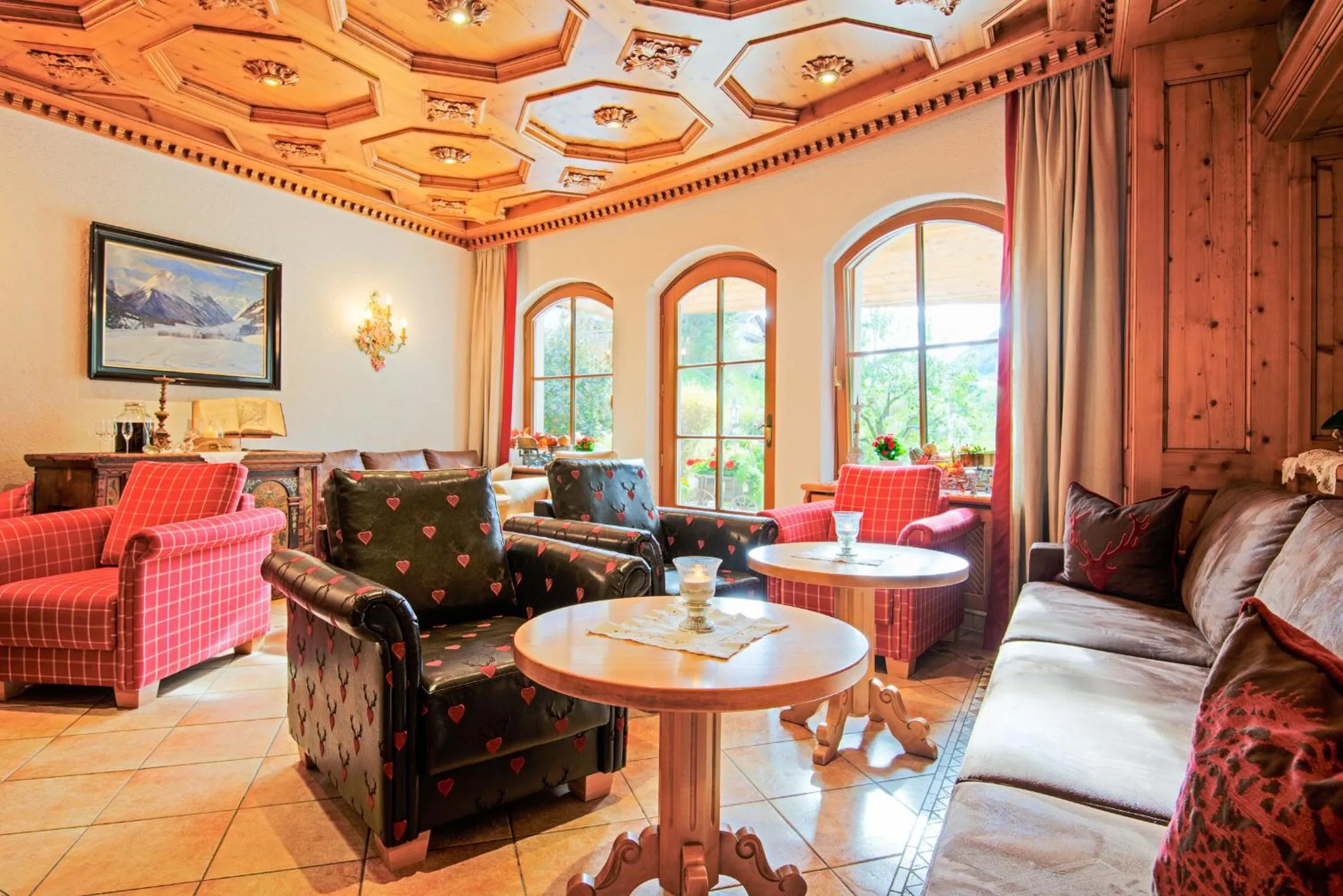 Lobby or reception in Familien- & Vitalhotel Auenhof