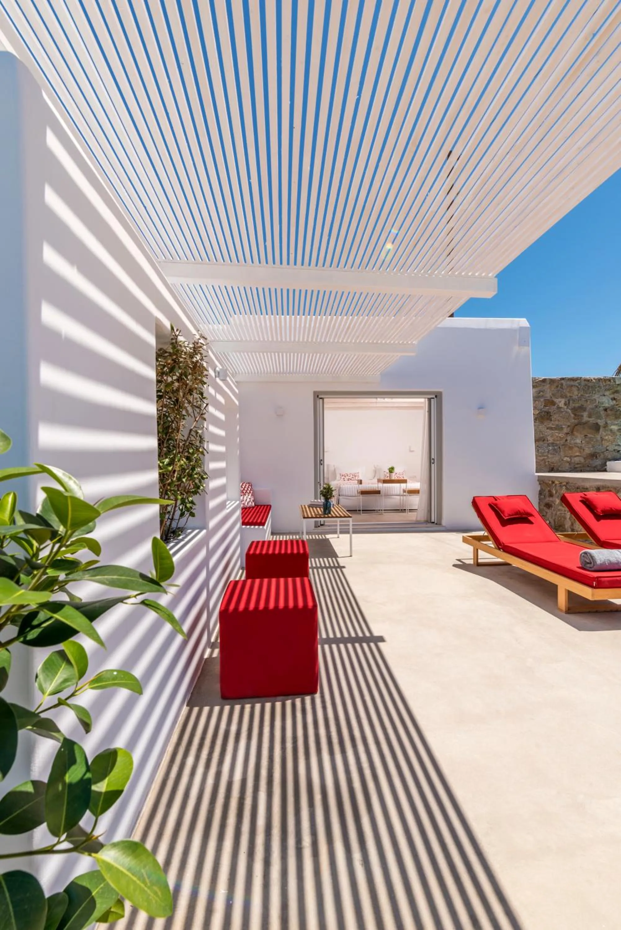 Patio in O Lofos Luxury Boutique Suites