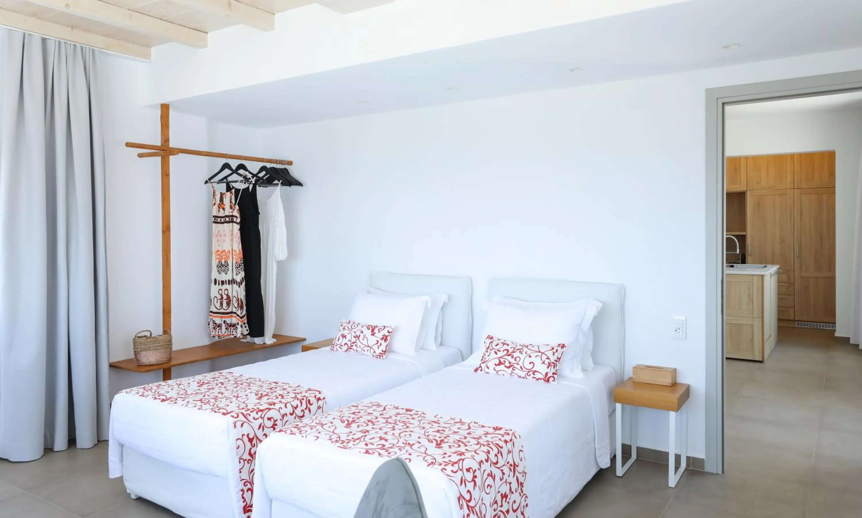 Bedroom, Bed in O Lofos Luxury Boutique Suites