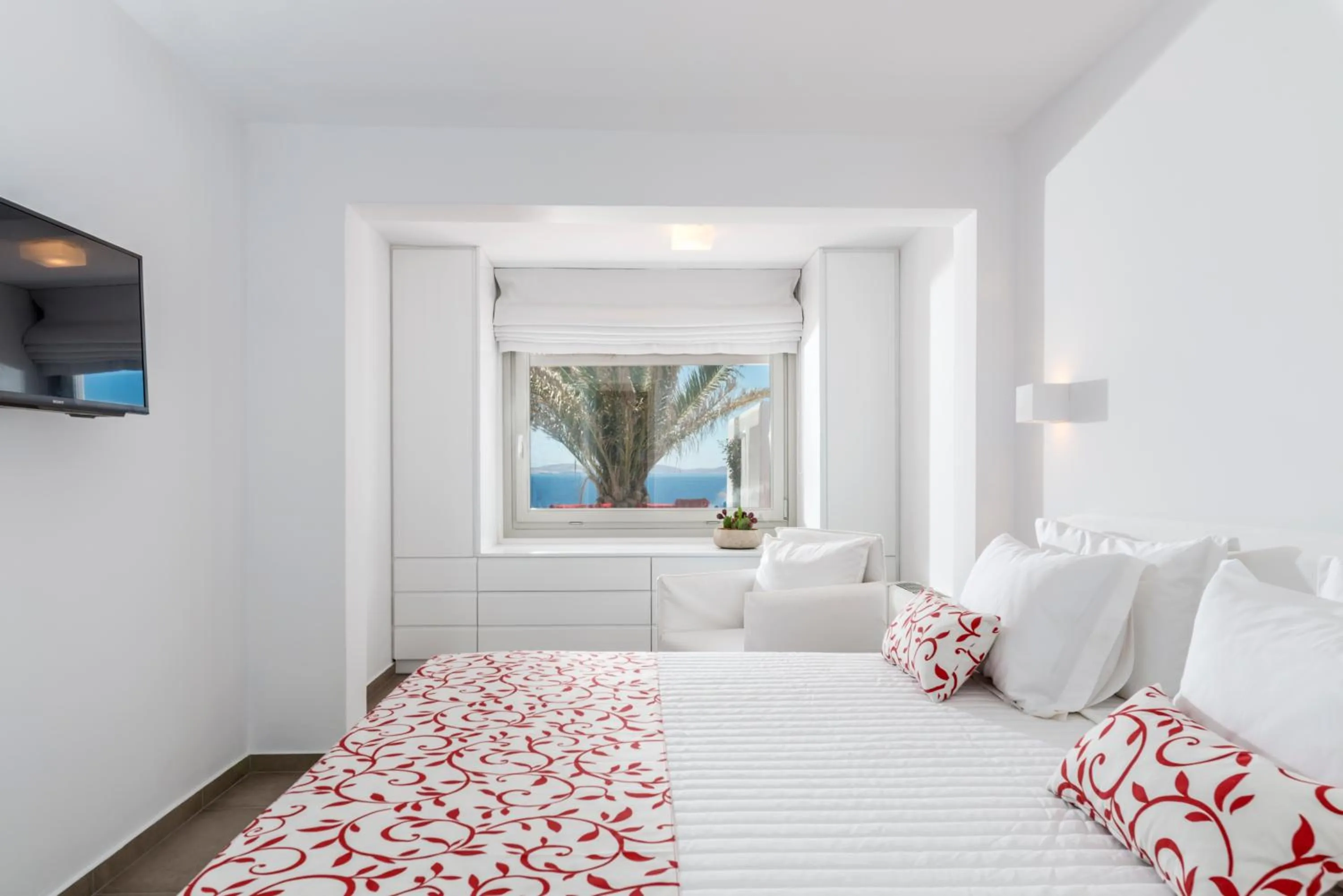 Bedroom, Bed in O Lofos Luxury Boutique Suites