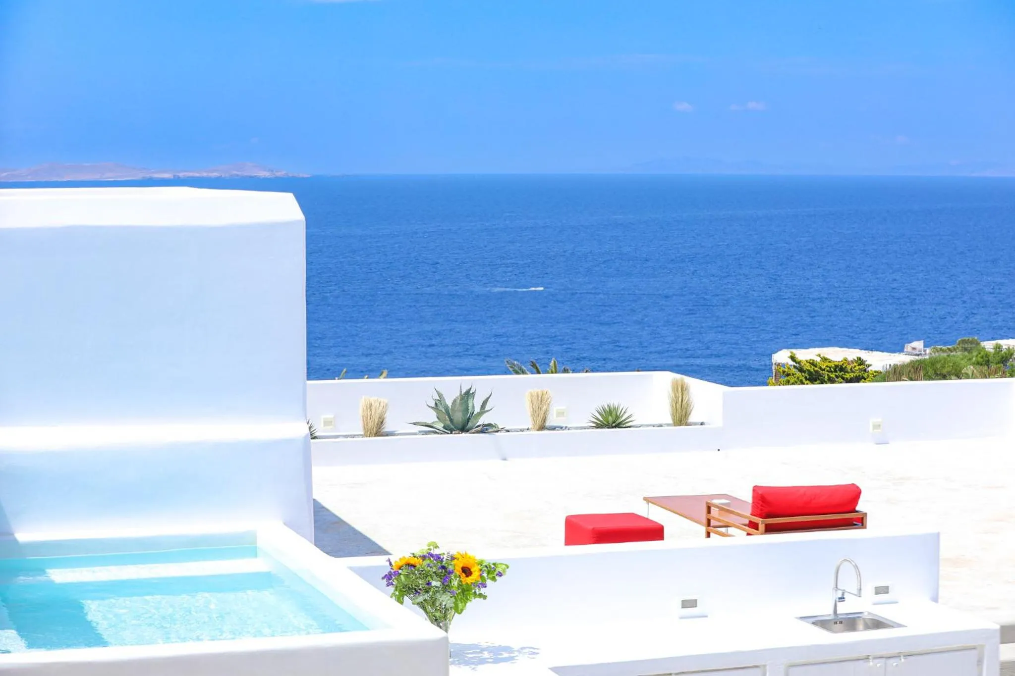 Patio in O Lofos Luxury Boutique Suites