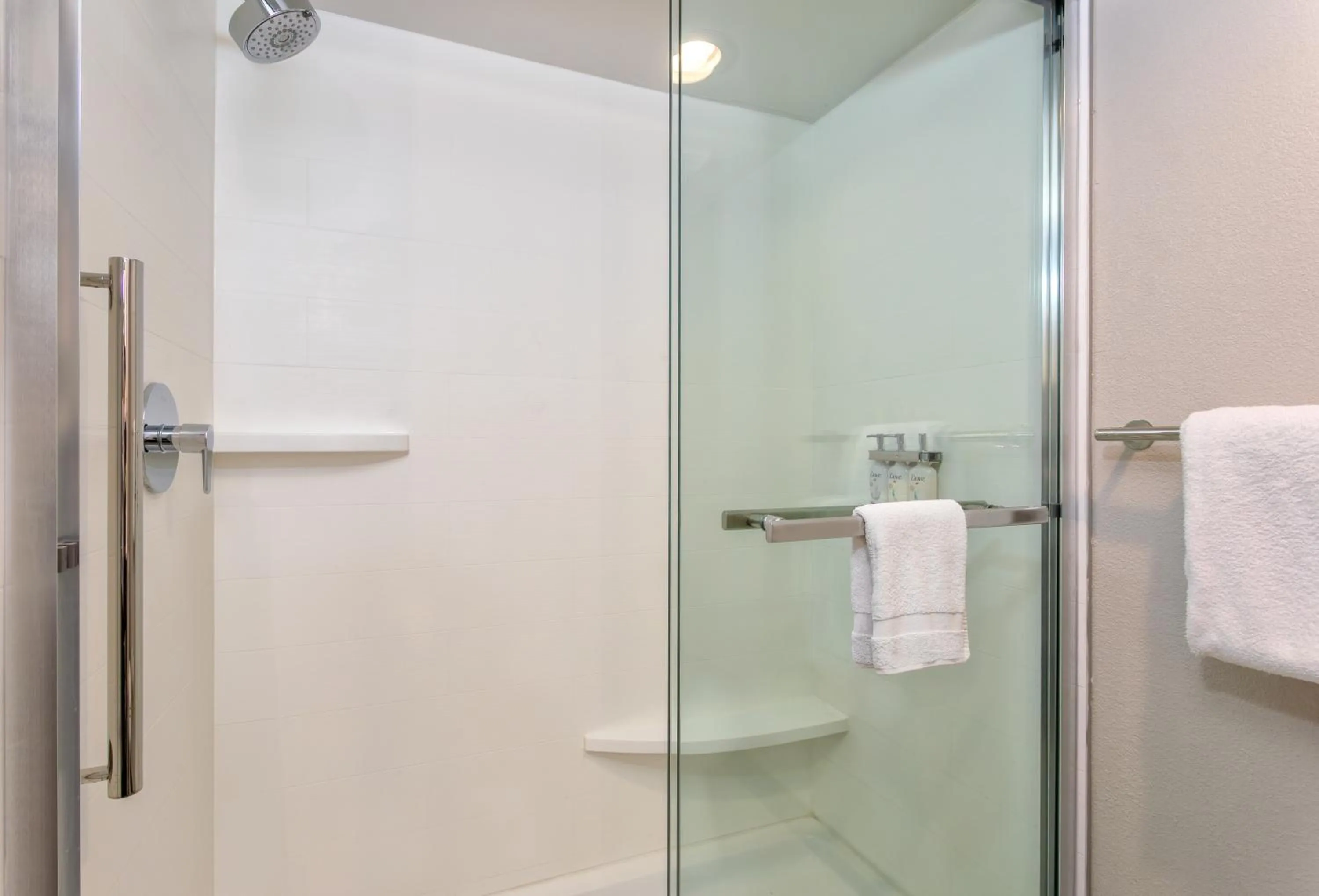 Shower in Holiday Inn Express Hotel Clearwater East - ICOT Center by IHG