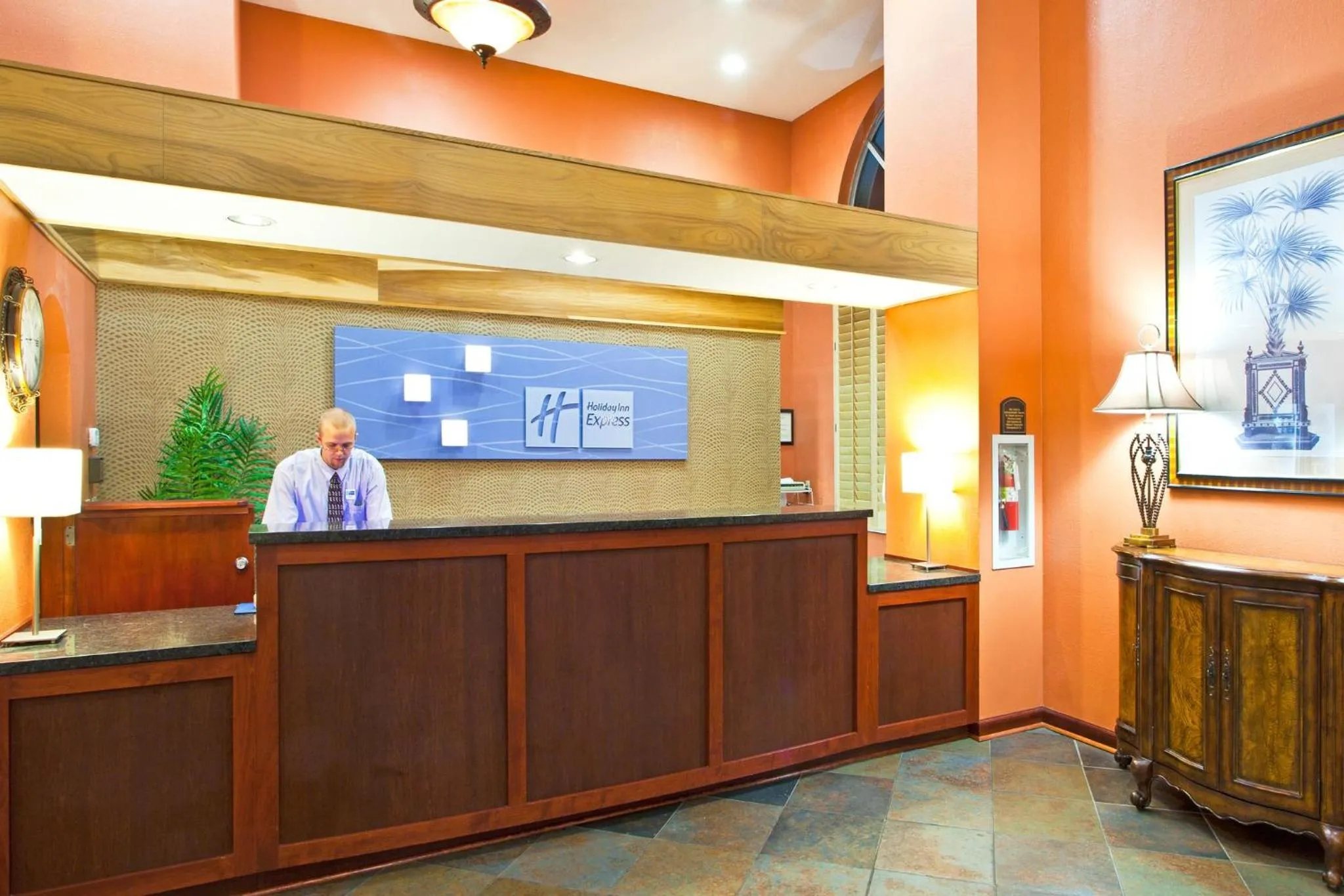 Lobby or reception in Holiday Inn Express Hotel Clearwater East - ICOT Center by IHG