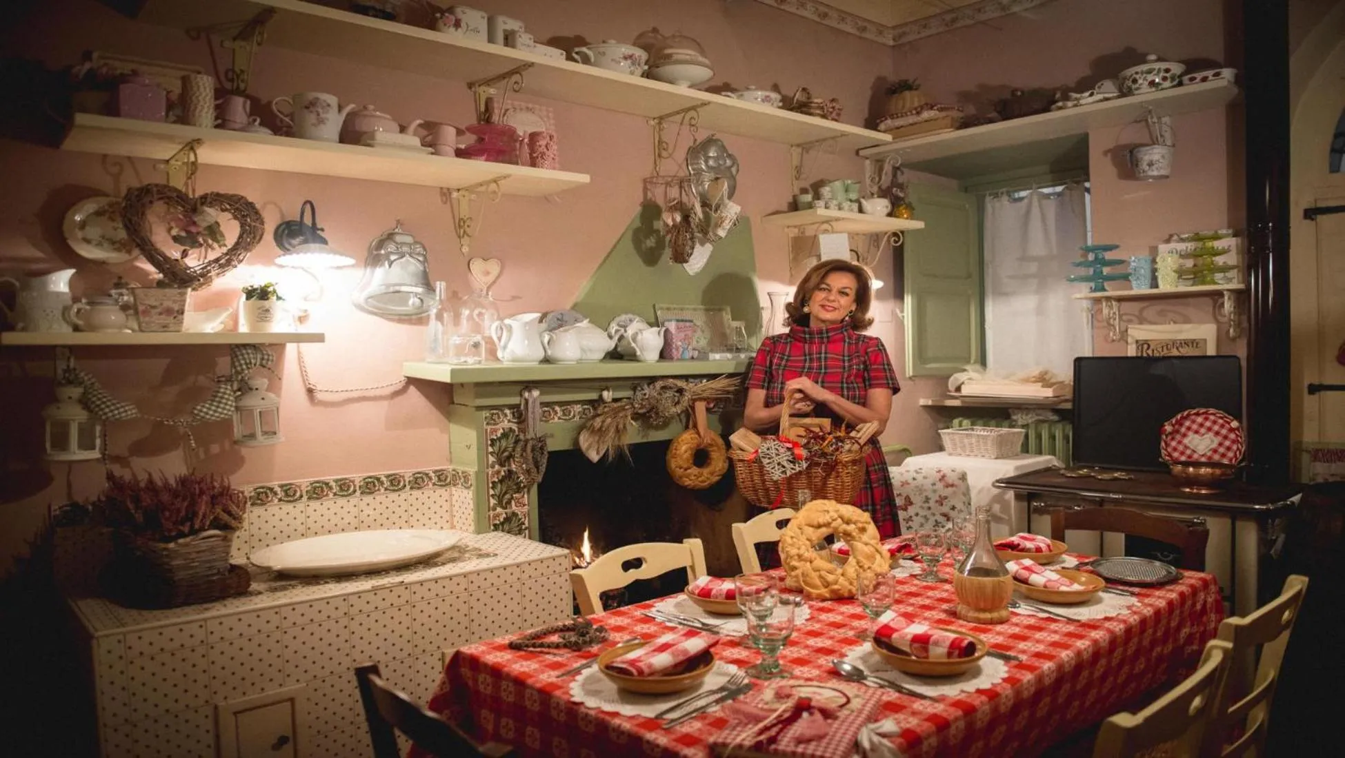 Communal kitchen in Casa Isabella B&B
