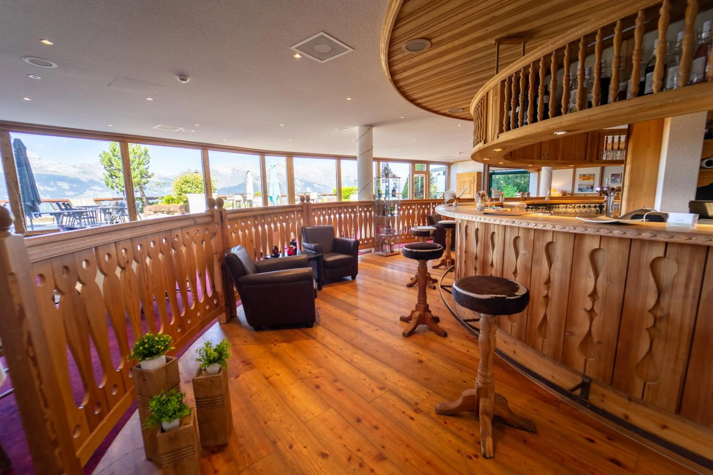 Living room in Hôtel Chalet Royal