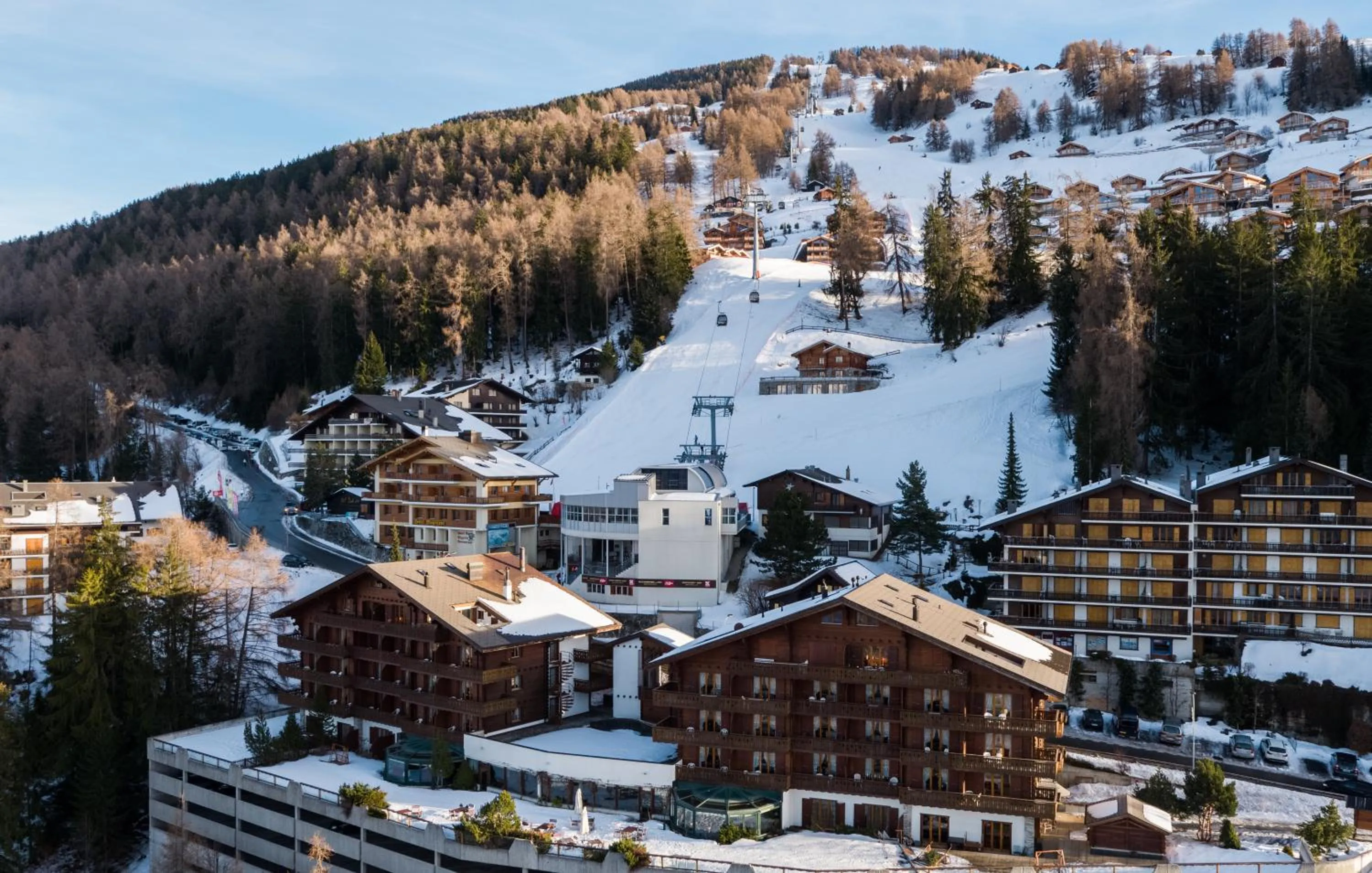 Bird's eye view in Hôtel Chalet Royal