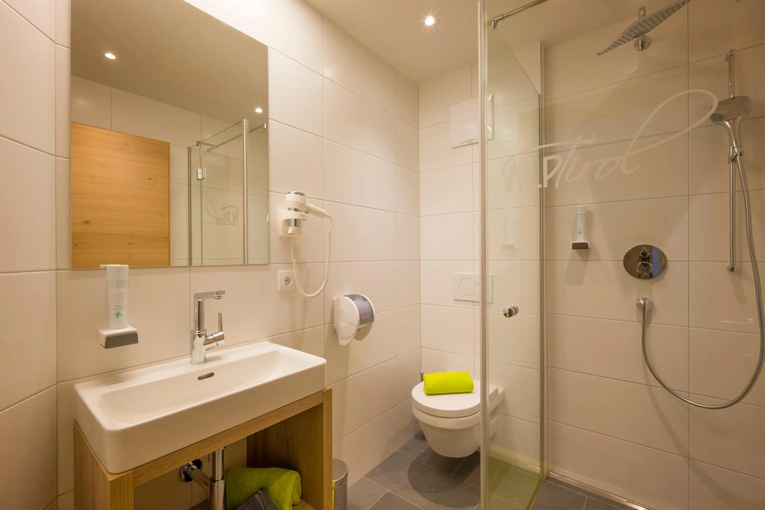 Bathroom in Aparthotel AlpTirol