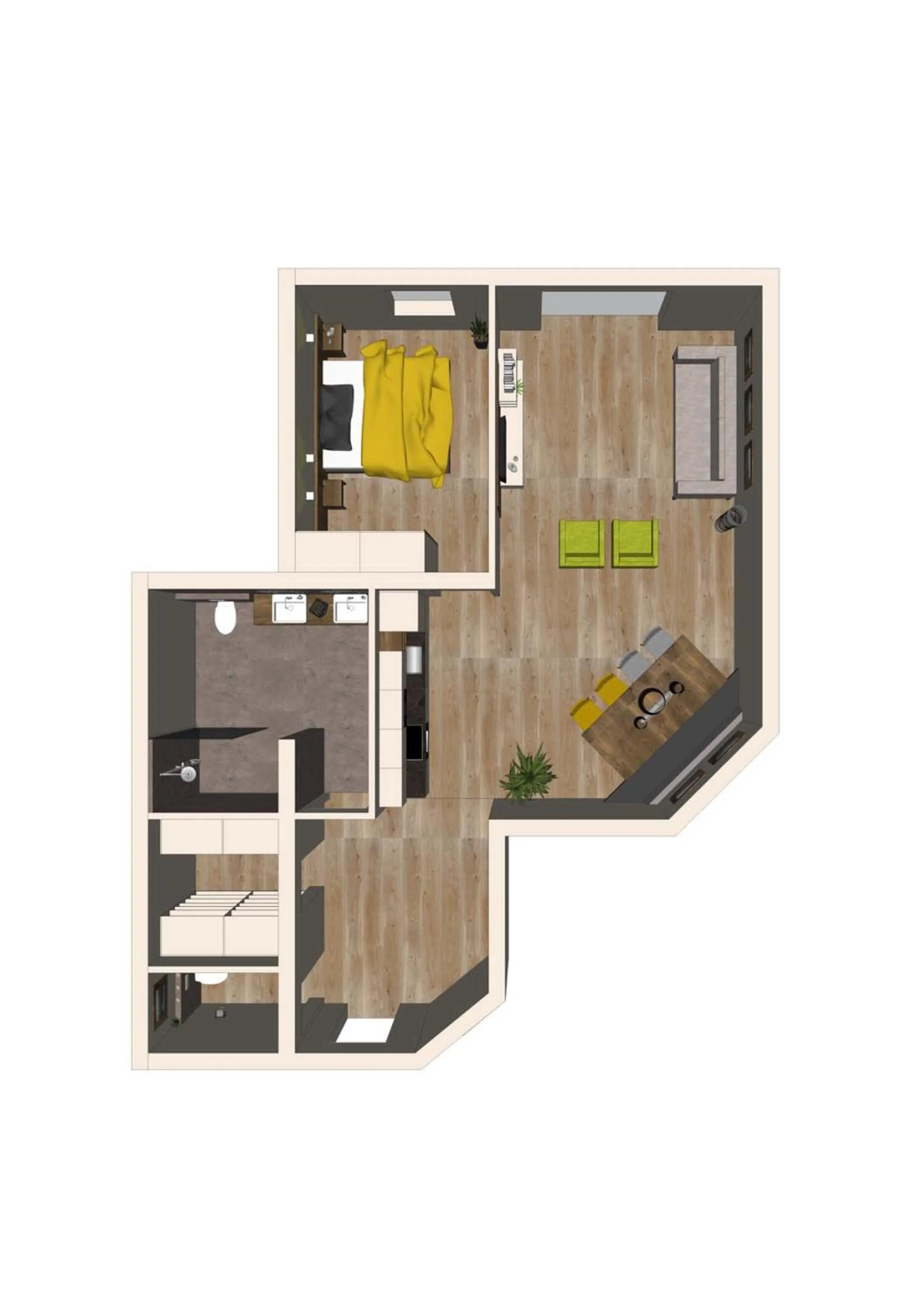 Floor plan in Aparthotel AlpTirol