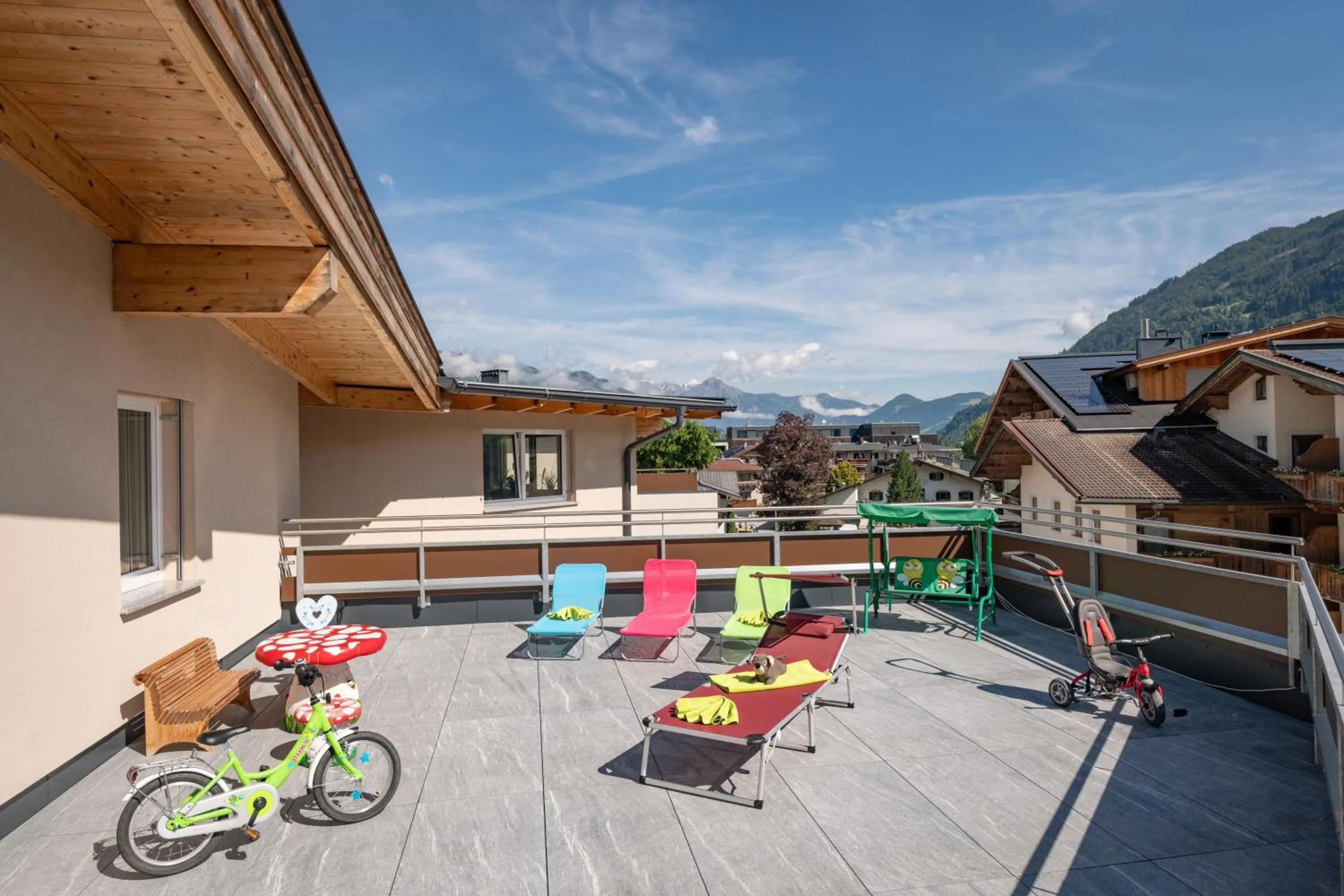 Balcony/Terrace in Aparthotel AlpTirol