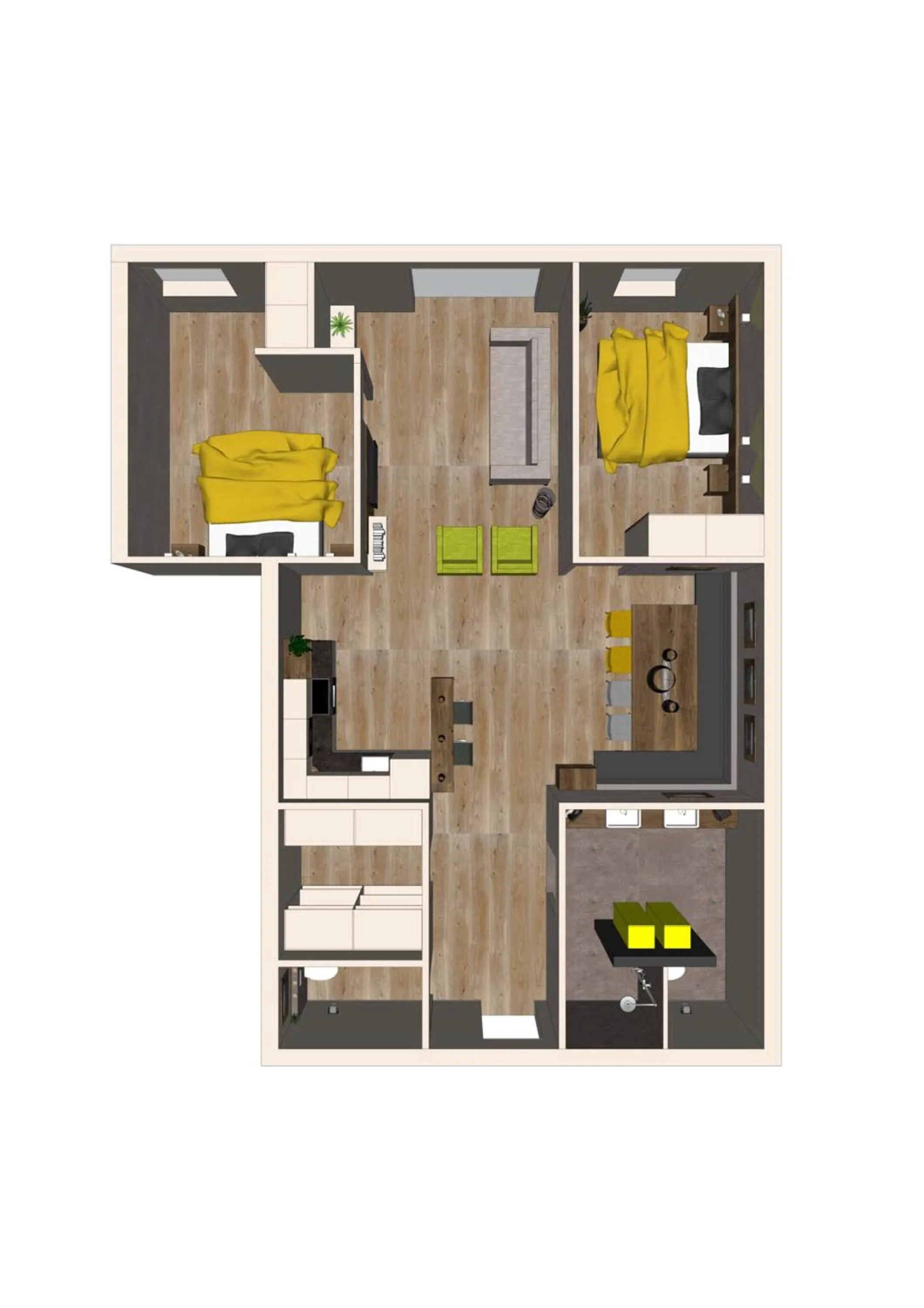 Floor plan in Aparthotel AlpTirol