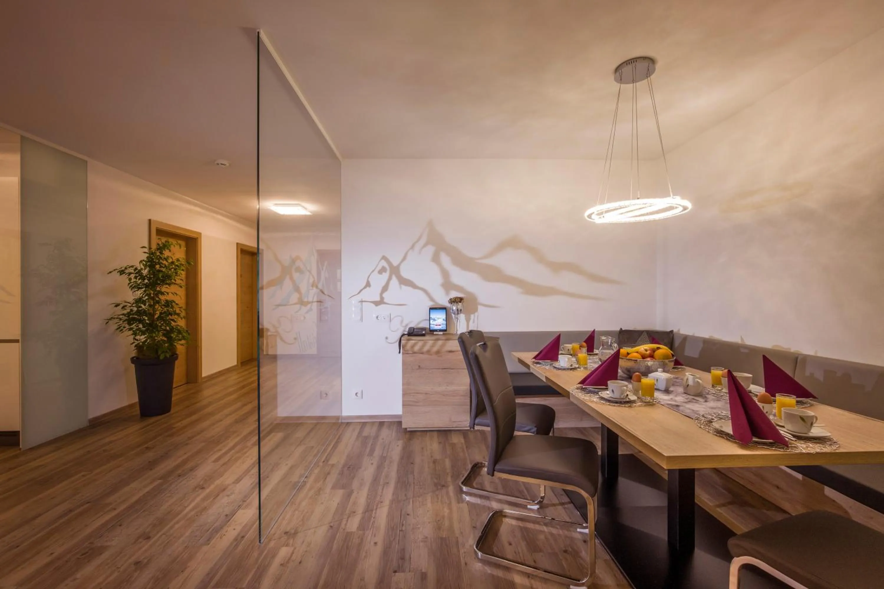 Dining area in Aparthotel AlpTirol