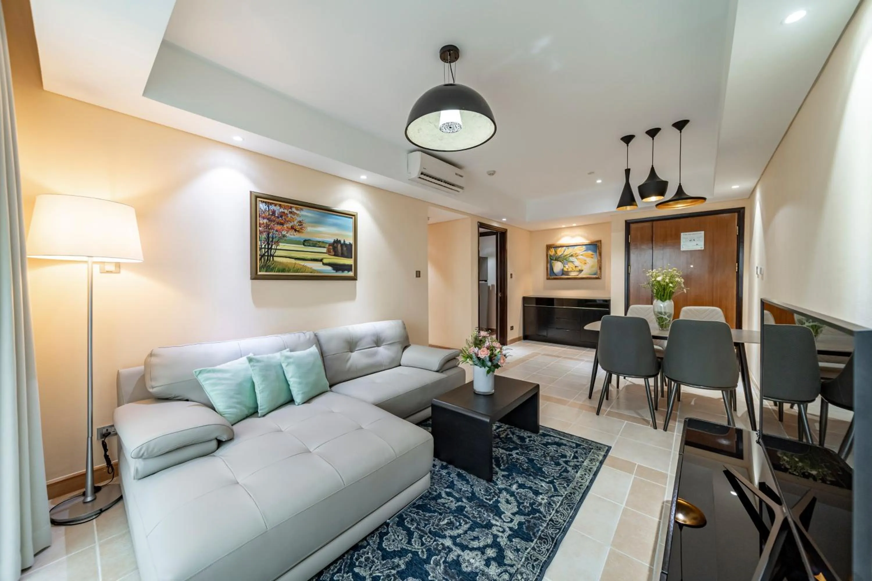 Living room in Sherwood Residence