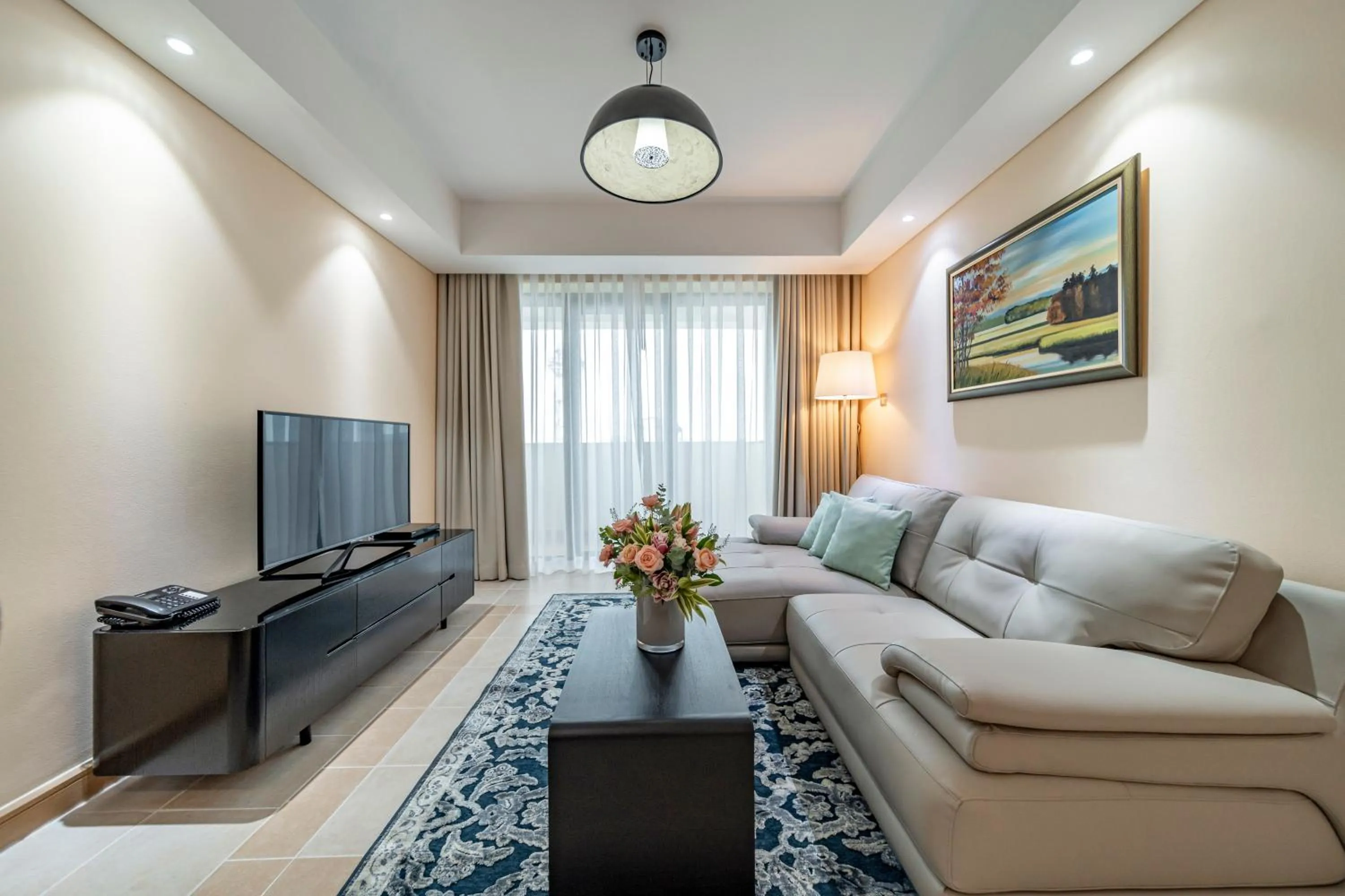 Living room in Sherwood Residence
