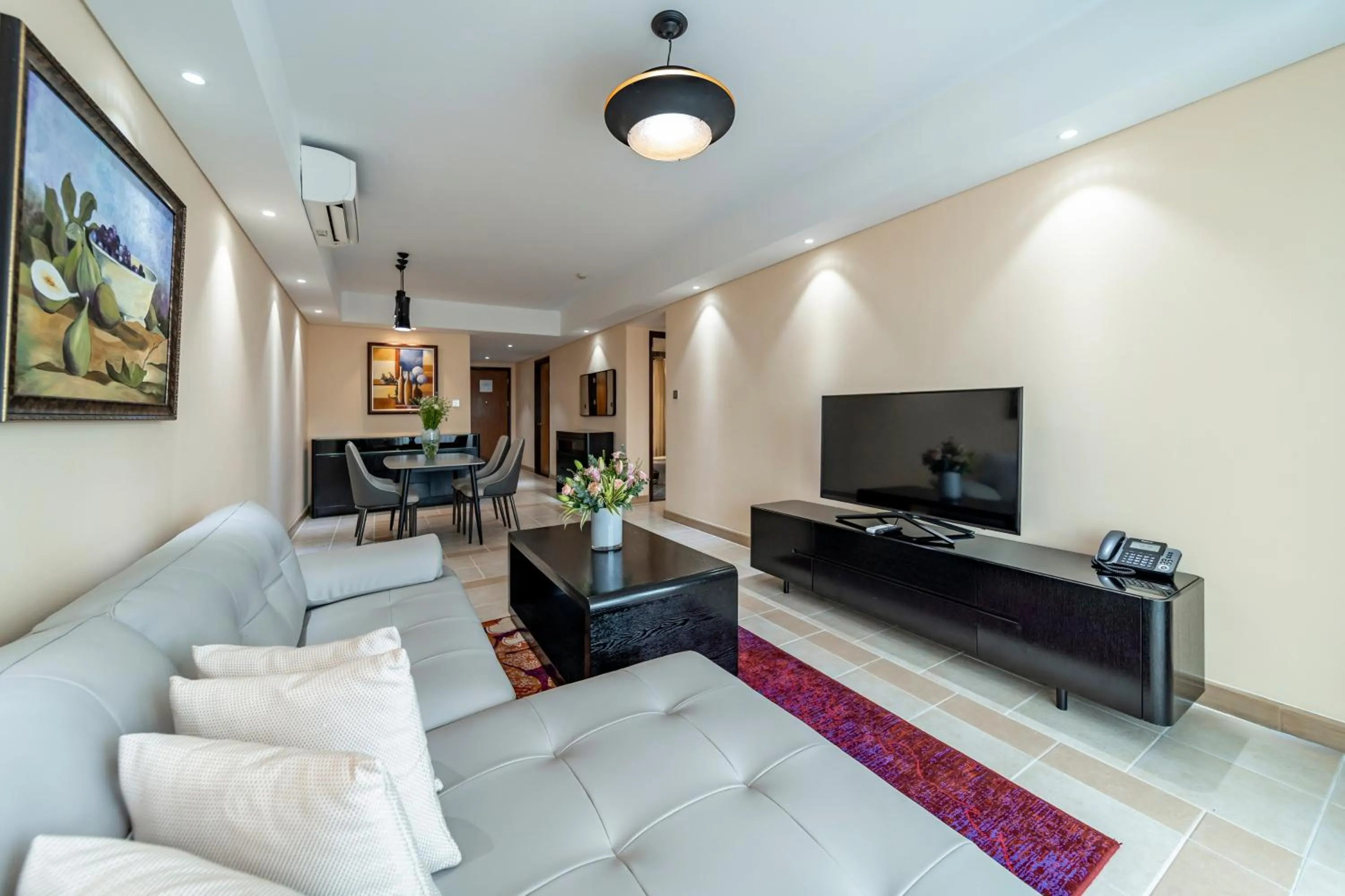 Living room in Sherwood Residence
