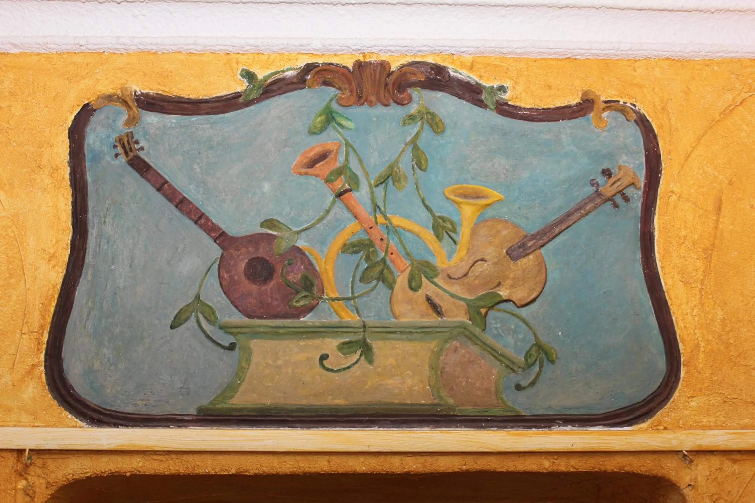 Decorative detail in Auberge de L'Echauguette