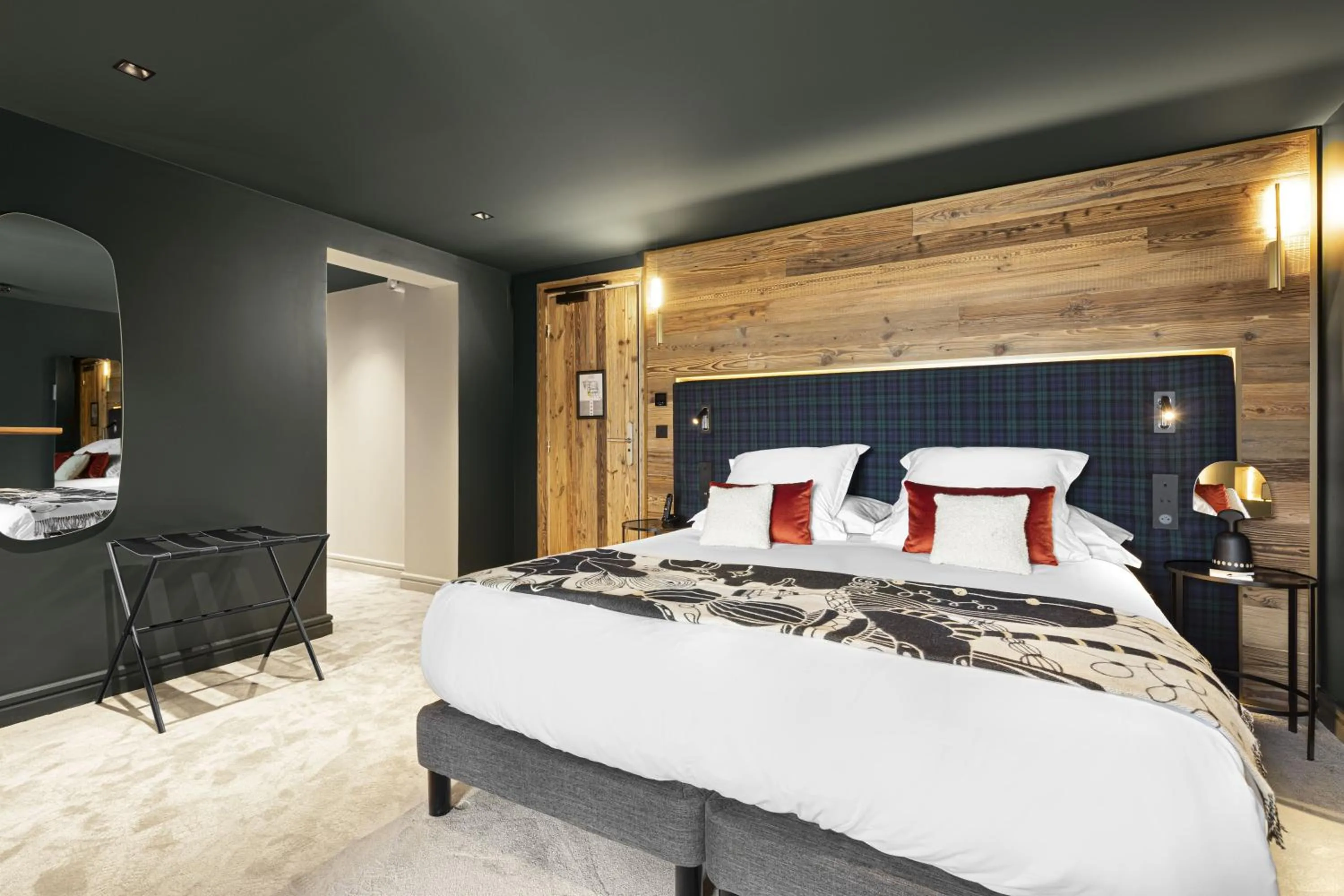 Bedroom, Bed in Hotel Le Chabichou