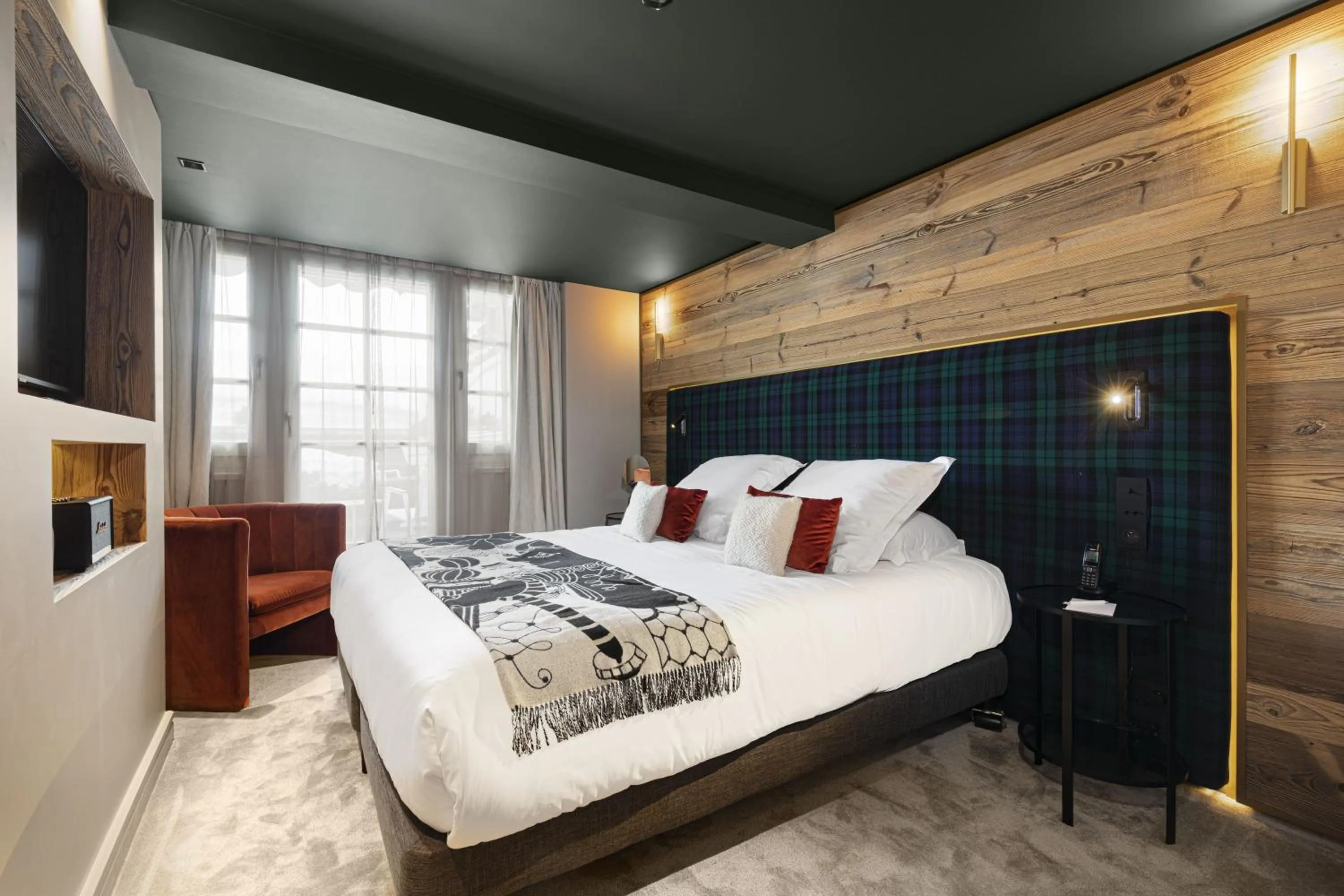 Photo of the whole room, Bed in Hotel Le Chabichou