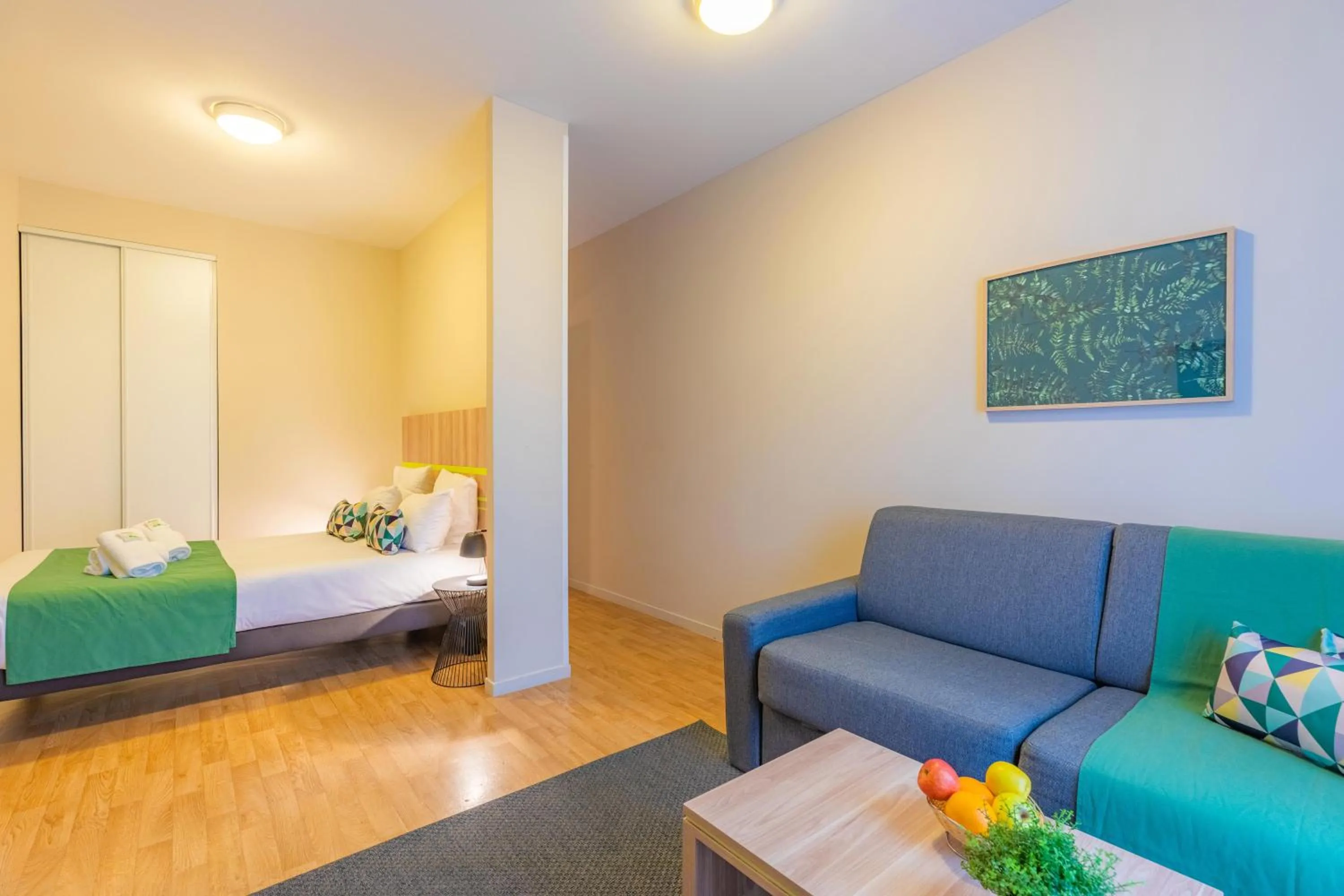 Bed in Appart’City Confort Nantes Centre