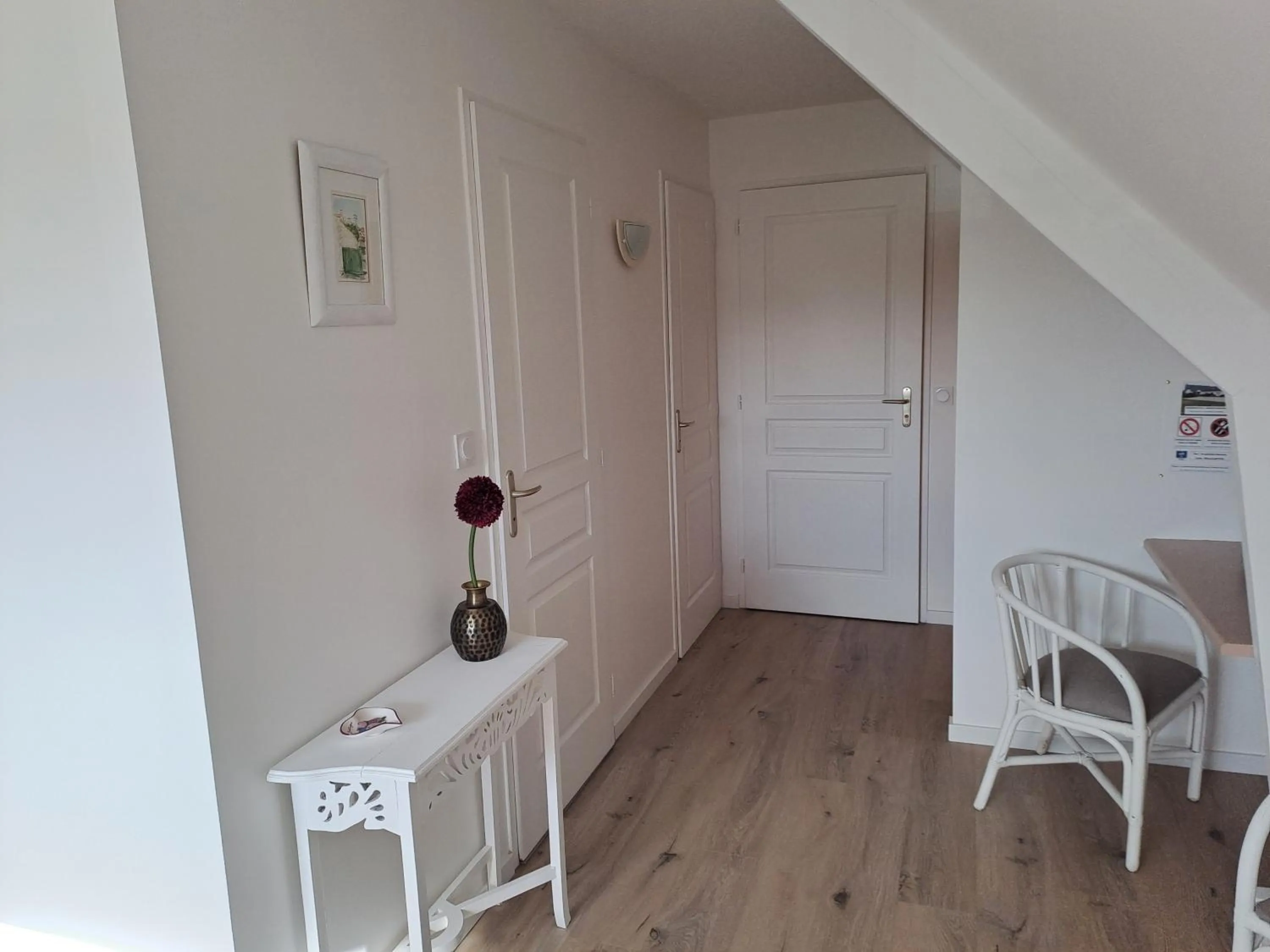 Bedroom in Les grandes Masures B&B