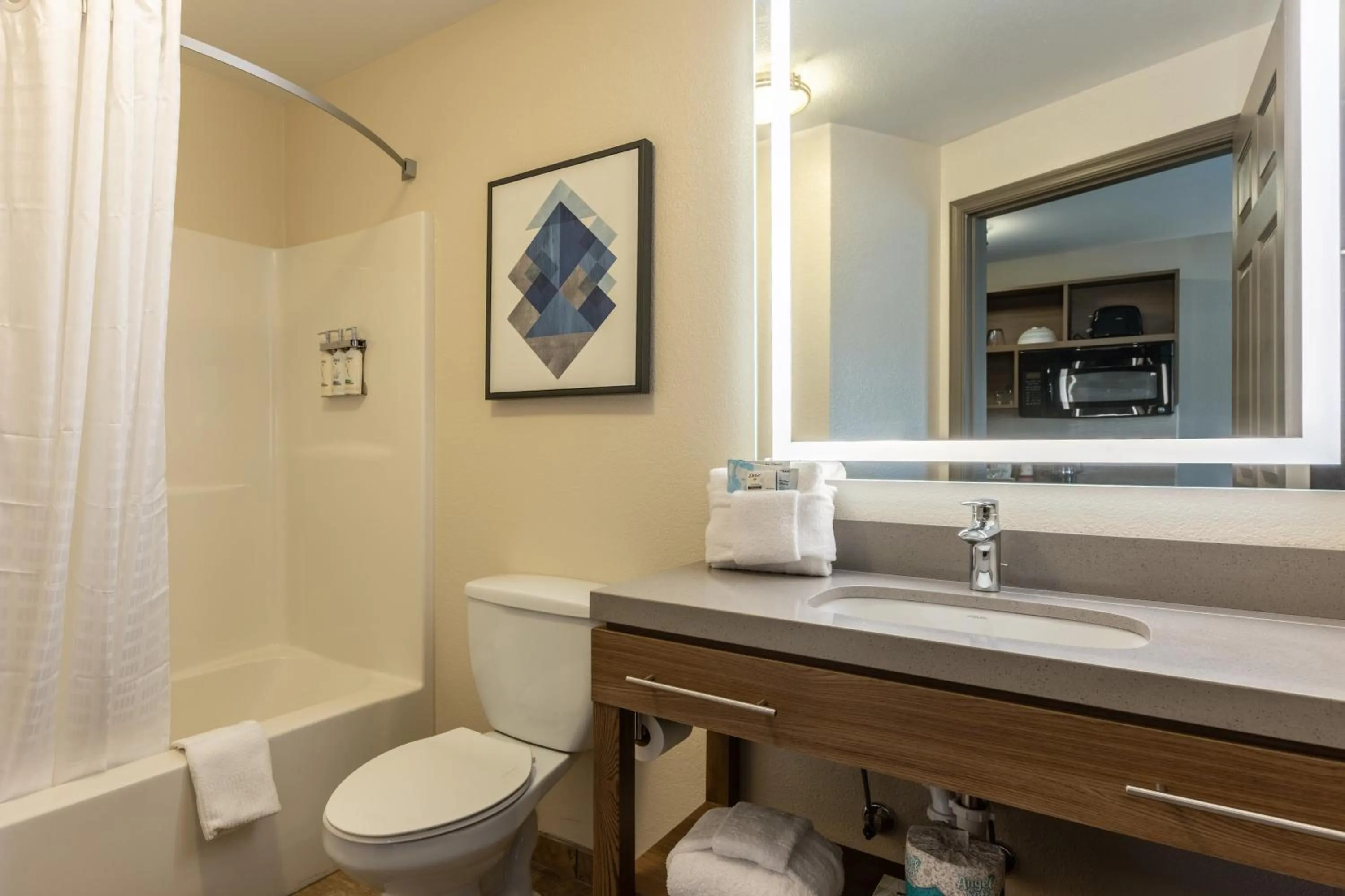Bathroom in Candlewood Suites - Bluffton-Hilton Head by IHG