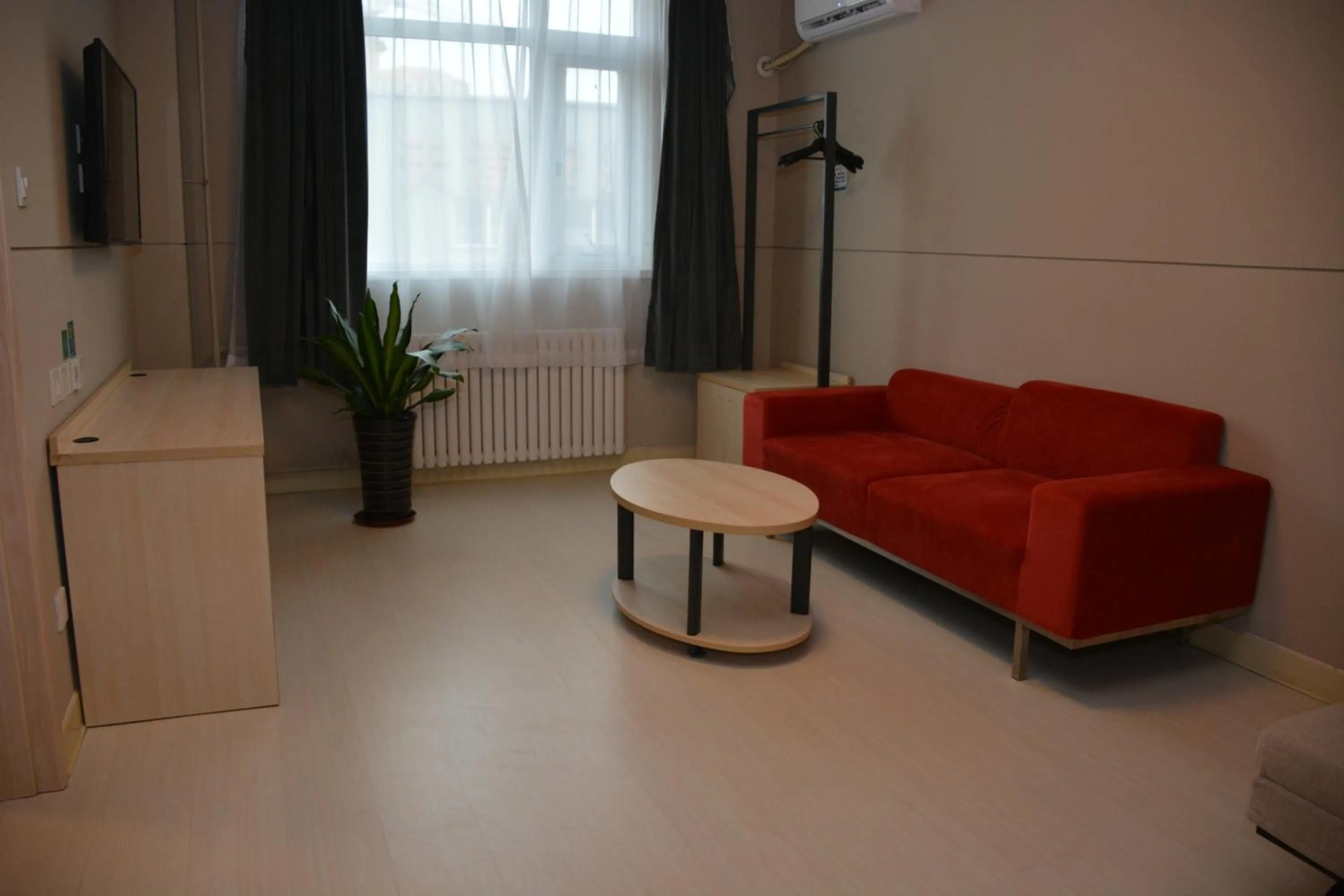 Living room, Seating Area in Jinjiang Inn Hotel Tianjin Jintang Highway Steel pipe company Light rail station Branch